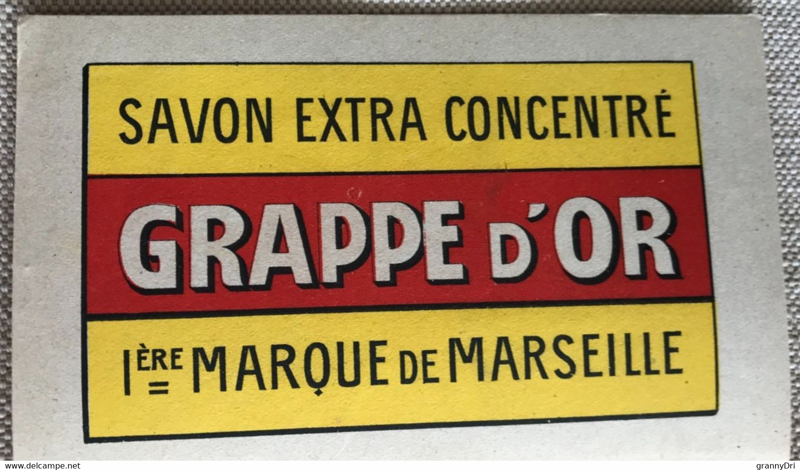 Pub Savon La Grappe D Or A.Jounet -savonnerie De La Grappe D'or 1ere Marque De Marseille - Publicidad