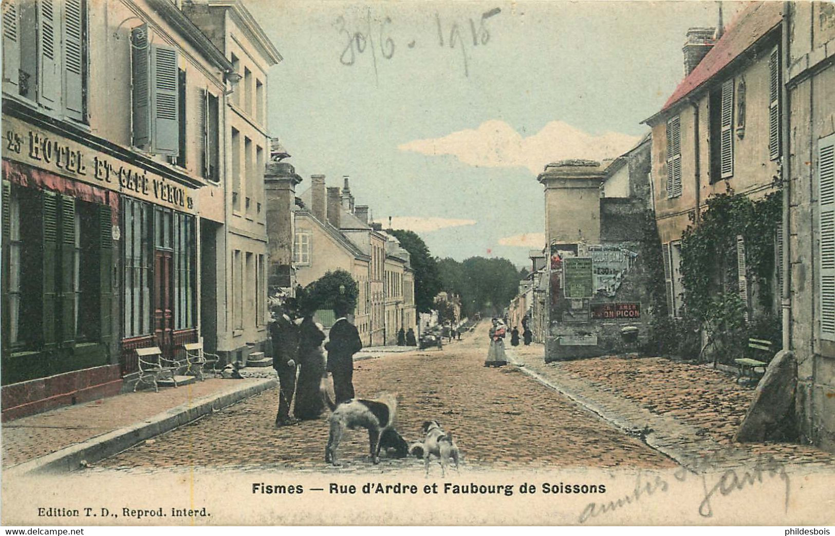 MARNE  FISMES  Rue D'ardre - Fismes