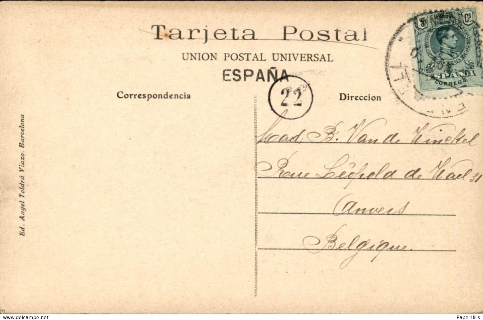 Spanje Spain Espana - Tarragona - 1910 - Other & Unclassified