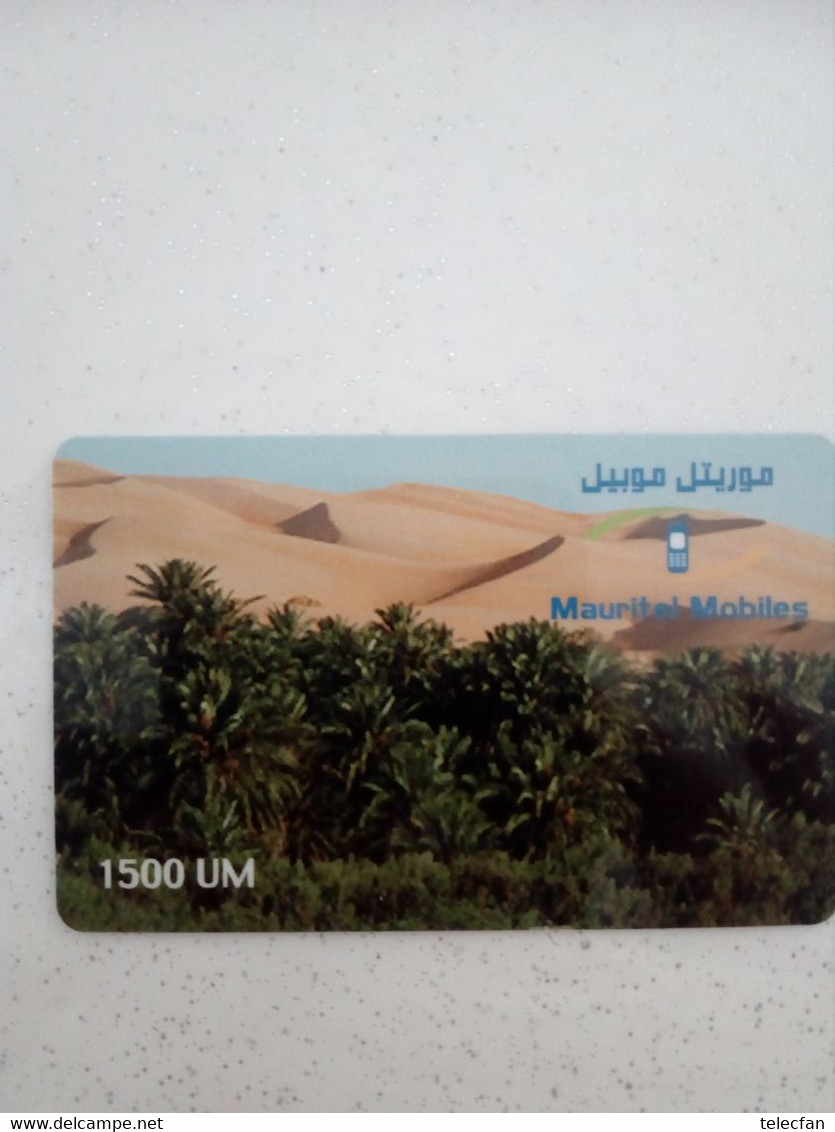 MAURITANIE PREPAID OASIS 1500UM VALID 30/06/2003 - Mauritanien