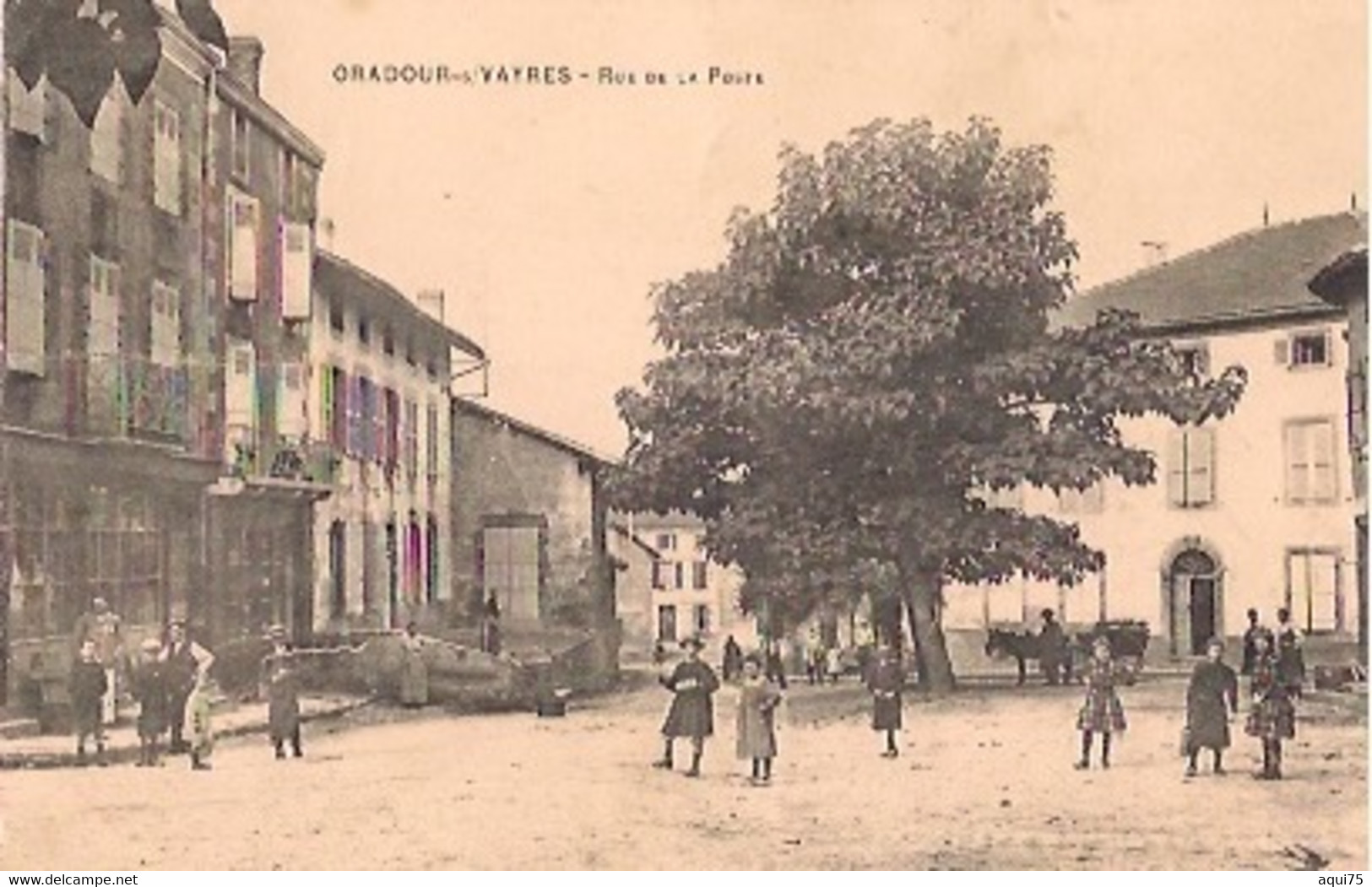 ORADOUR SUR VAYRES    Rue De La Poste - Oradour Sur Vayres