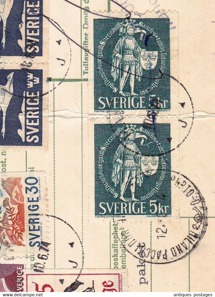 Postkontor Malmö Malmø Sverige Suède Sweden 1974 Varazze Italia - Storia Postale