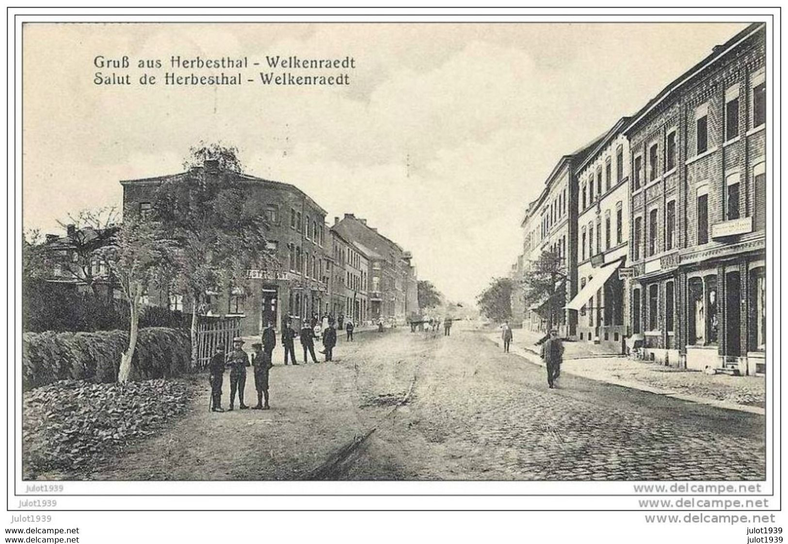 GRUSS AUS  WELKENRAEDT ..-- 1914 Vers MOLENBEEK ( Mr Louis FOURNY ) . Voir Verso . - Welkenraedt