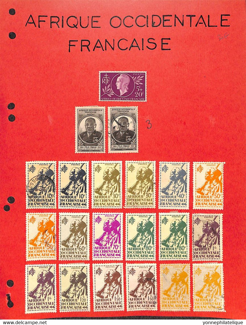 AFRIQUE OCCIDENTALE FRANCAISE - Collection Neufs X Et Oblitérés - (voir Tous Les Scans) - Autres & Non Classés