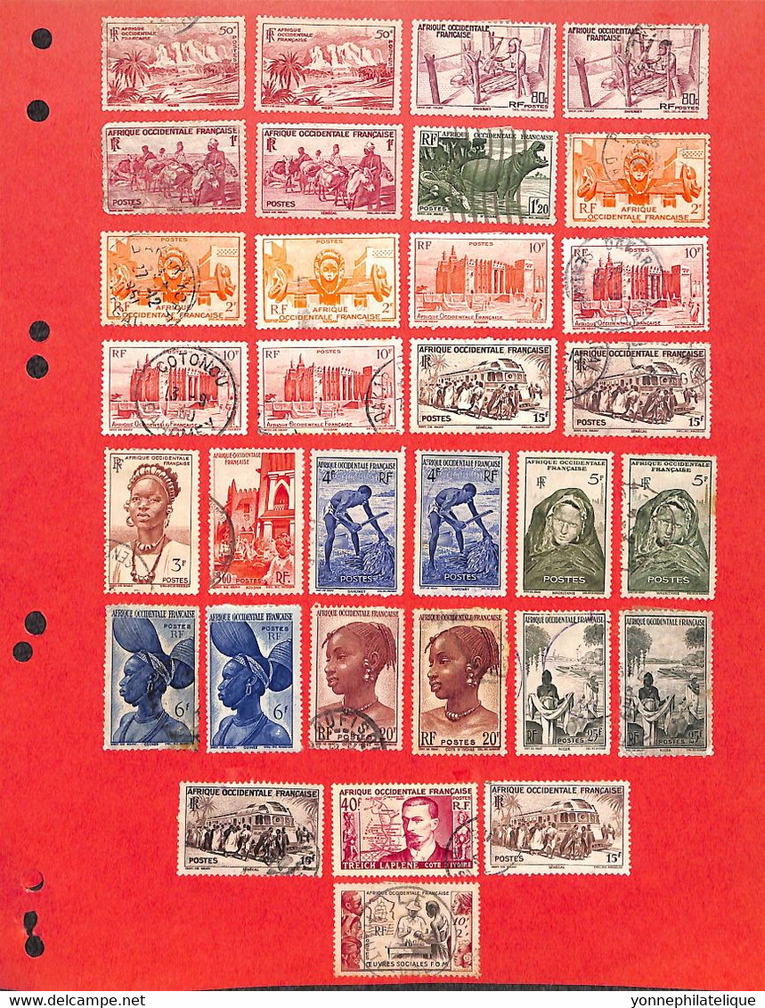 AFRIQUE OCCIDENTALE FRANCAISE - Collection Neufs X Et Oblitérés - (voir Tous Les Scans) - Other & Unclassified