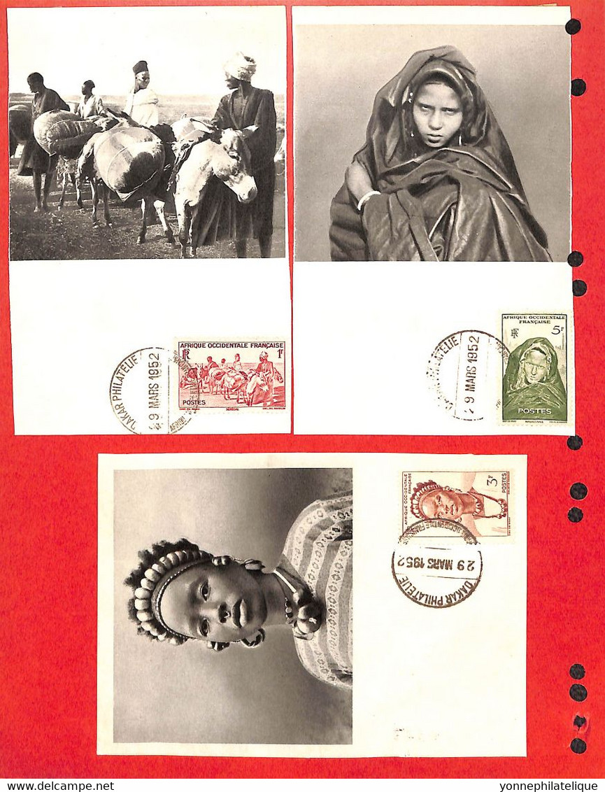 AFRIQUE OCCIDENTALE FRANCAISE - Collection neufs x et oblitérés - (voir tous les scans)