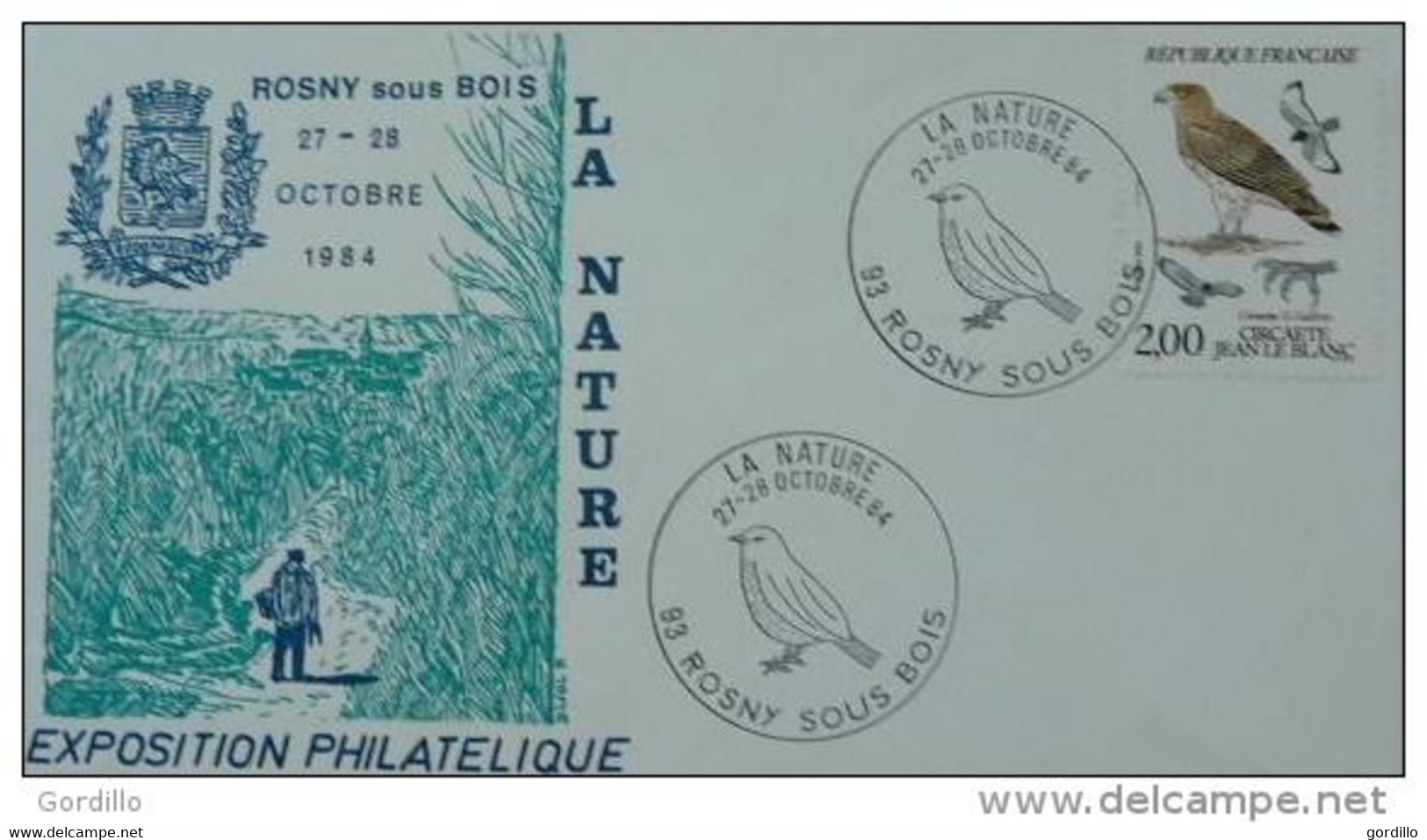 Pli France Expo Philatélique La Nature Rosny Sous Bois - Mechanical Postmarks (Advertisement)