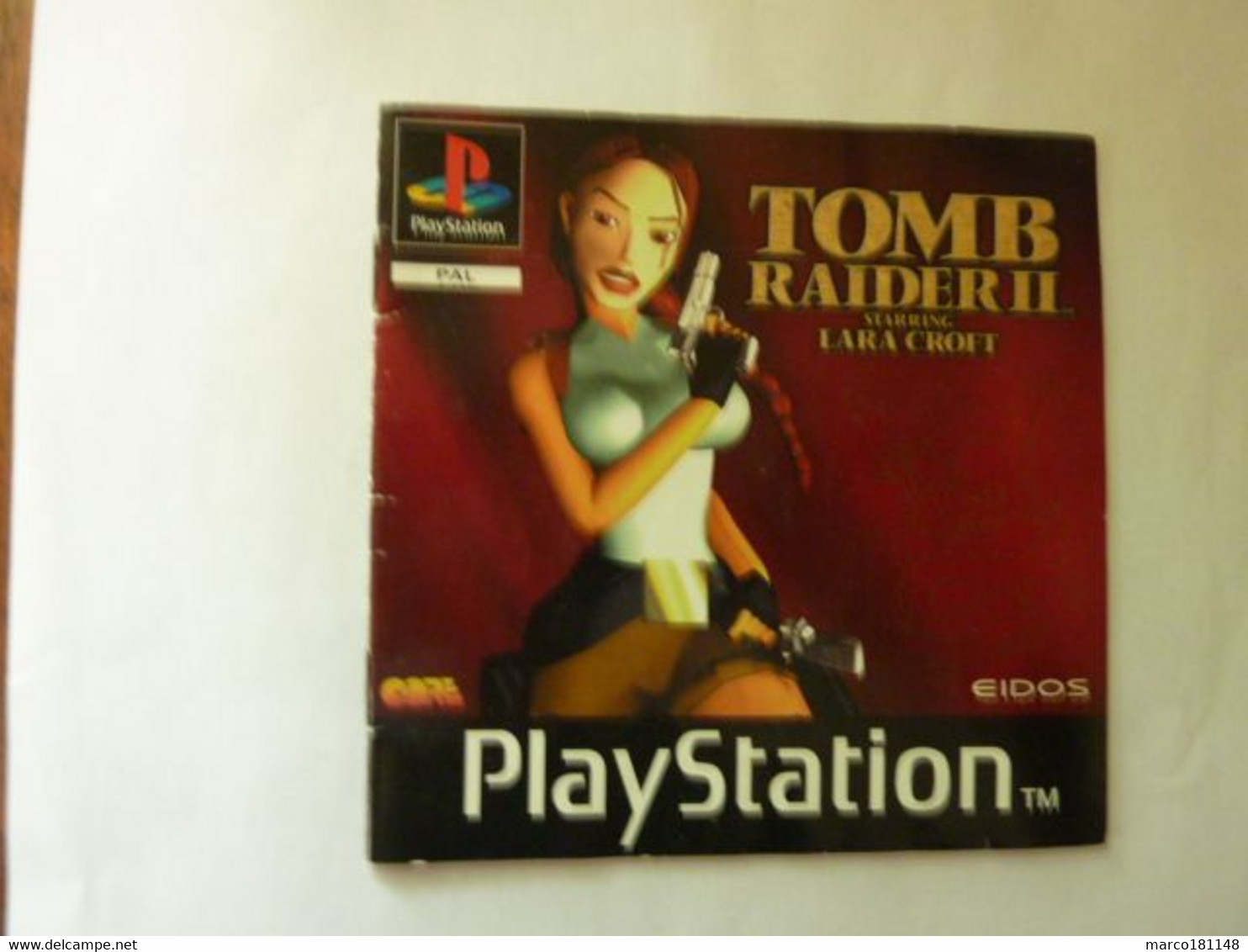 Livret PlayStation - TOMB RAIDER II Starring LARA CROFT - Accesorios