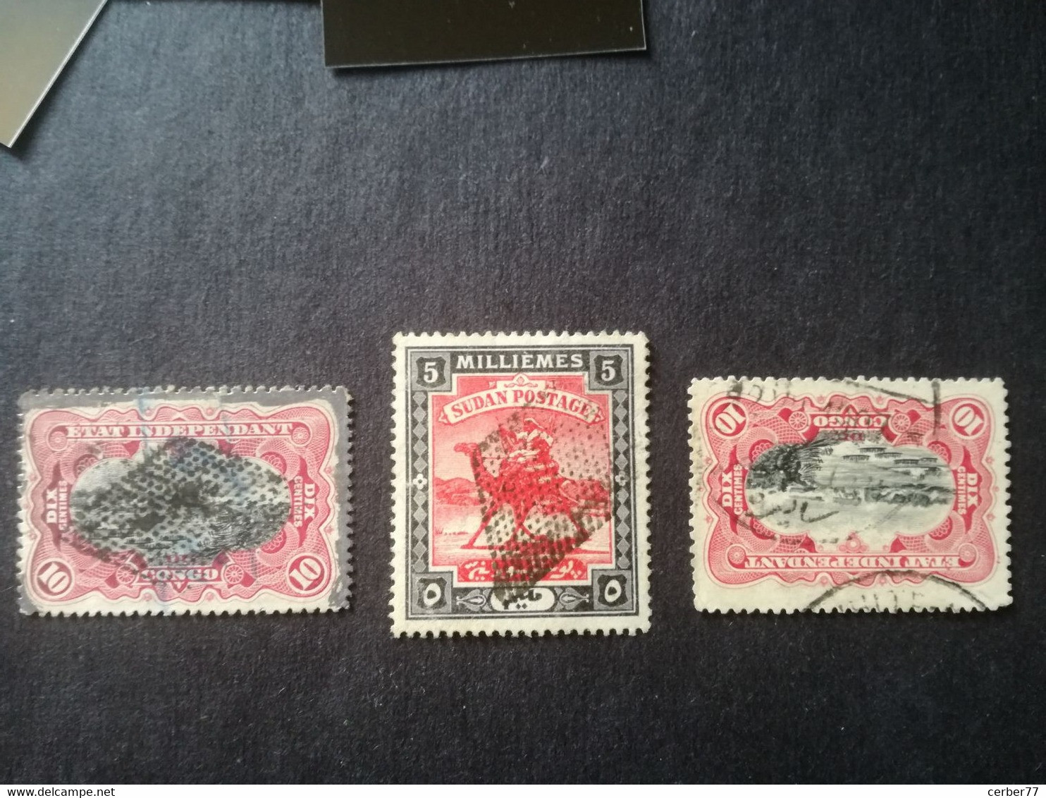 ENCLAVE DU LADO, SELECTION OF CANCELLATIONS ( RETTA, WHITE NILE)- RRRRR - Used Stamps