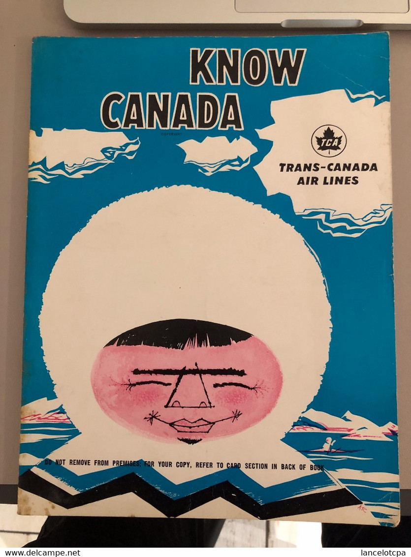 TCA - TRANS CANADA AIRLINES / MAGAZINE DE BORD 1961 Avec TICKET BUSINESS REPLY CARD 5X 5cents - Riviste Di Bordo