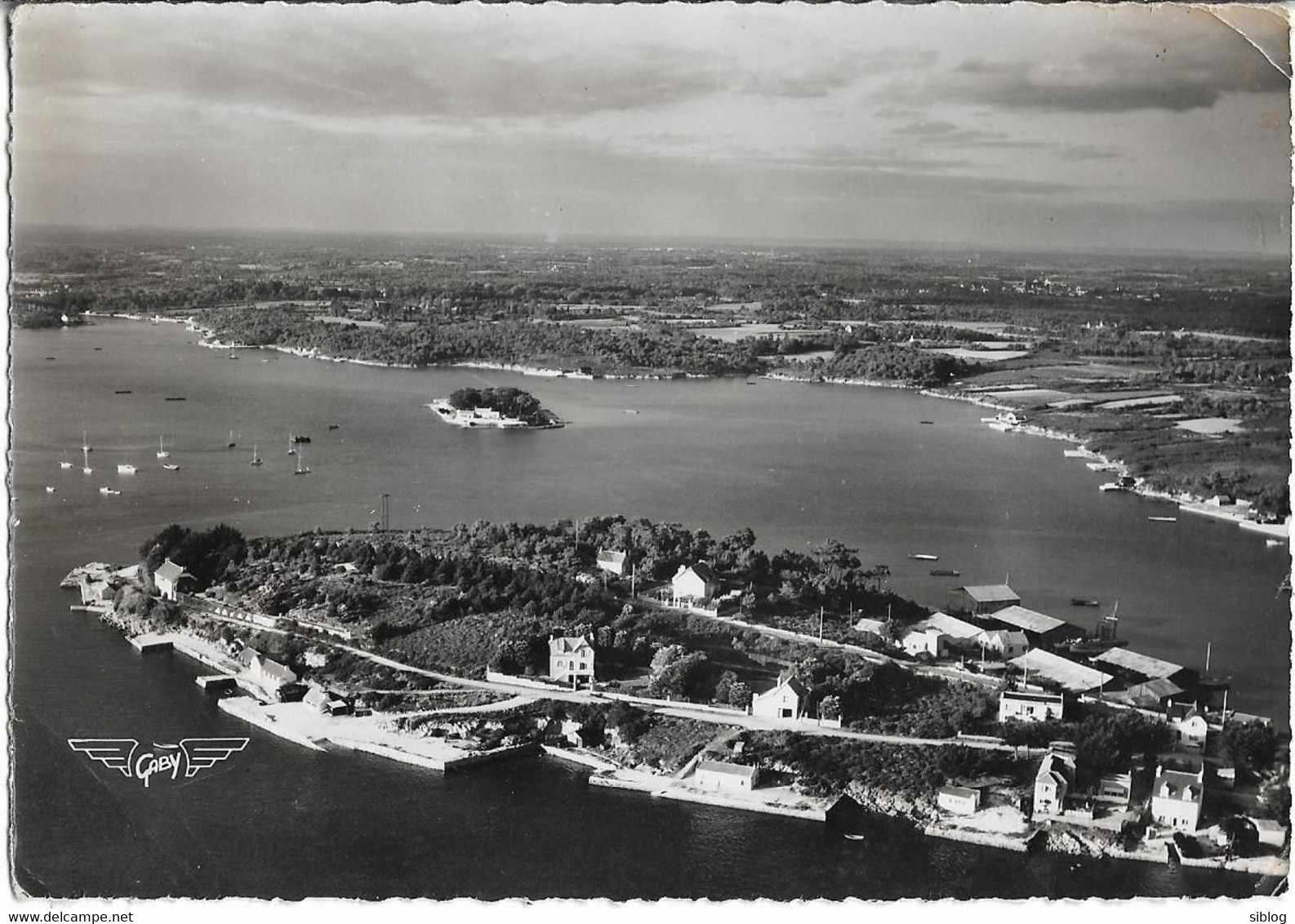 CPSM - La France Vue Du Ciel - LA TRINITE SUR MER - SINT PHILIBERT - Pointe De Kérispert - La Trinite Sur Mer