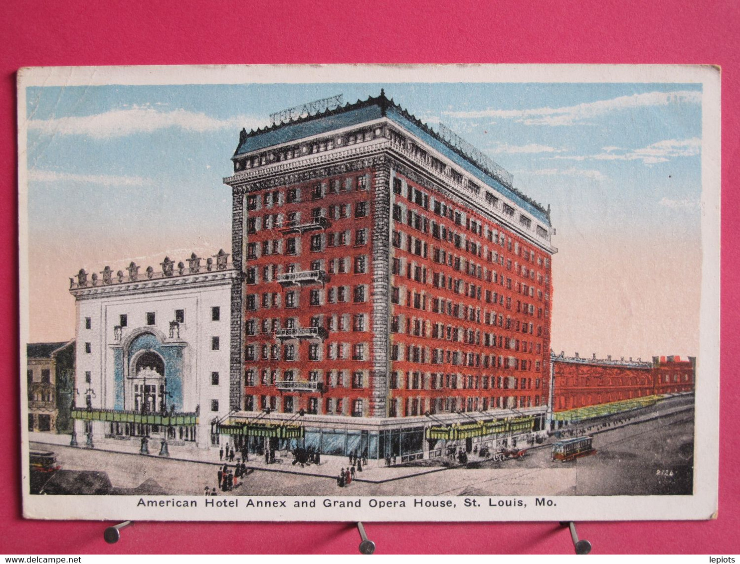 Visuel Très Peu Courant - USA - Saint Louis - Missouri - American Hotel Annex And Grand Opera House - 1919 - R/verso - St Louis – Missouri