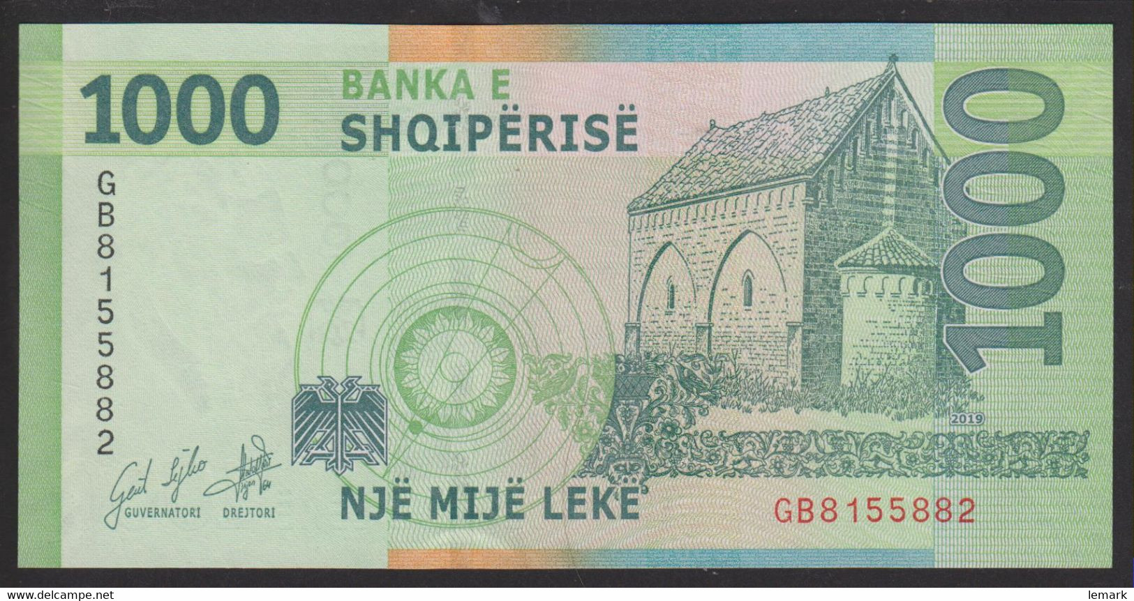 Albania 1000 Leke 2019 (2021) Pnew UNC - Albania