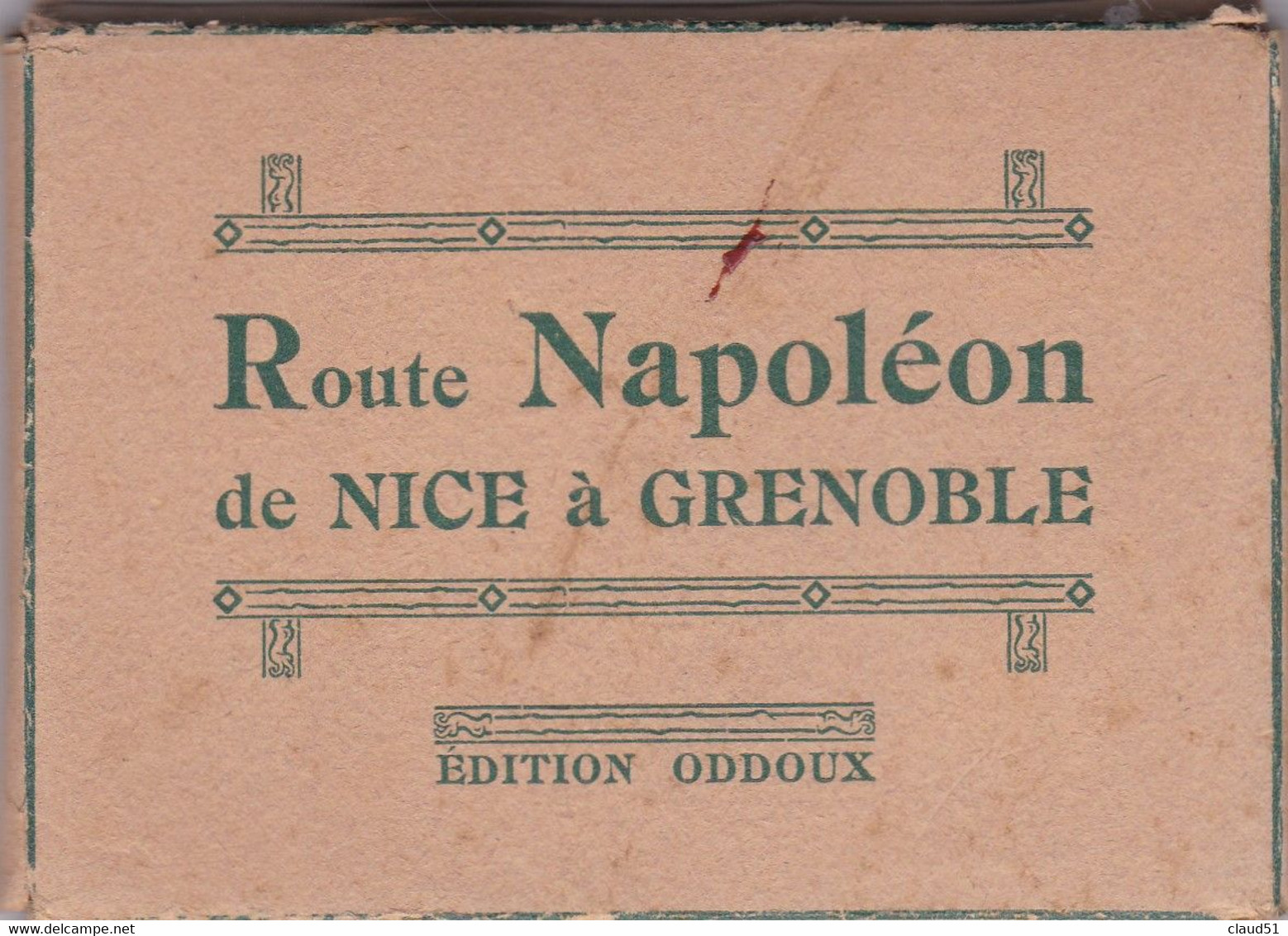 Route Napoléon De Nice à Grenoble .Pochette De 16 Photos / Edition Oddoux - Places