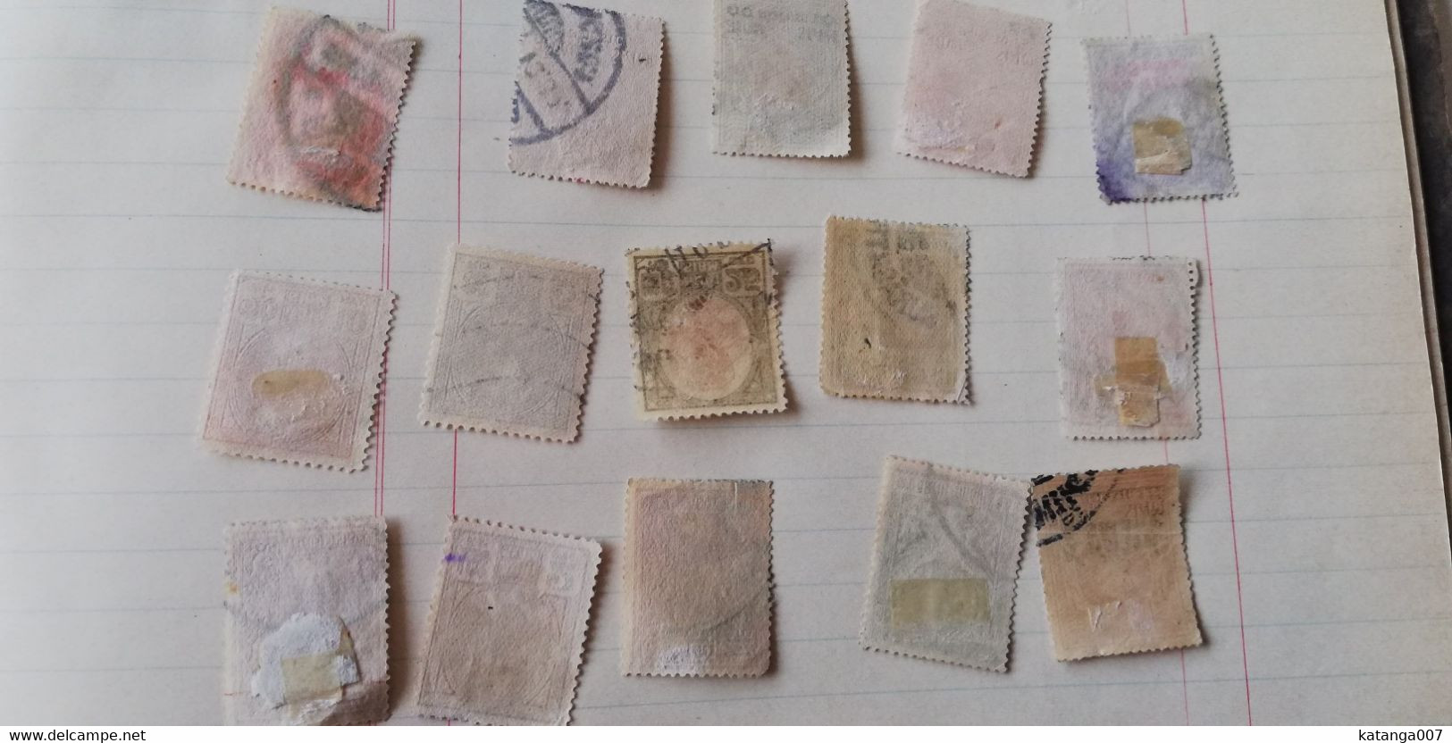 LOT DE 15 TIMBRES SIAM - LOT 5