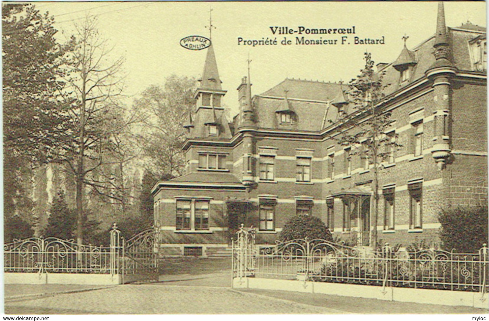 Ville-Pommeroeul. Propriété De Monsieur F. Battard. - Bernissart