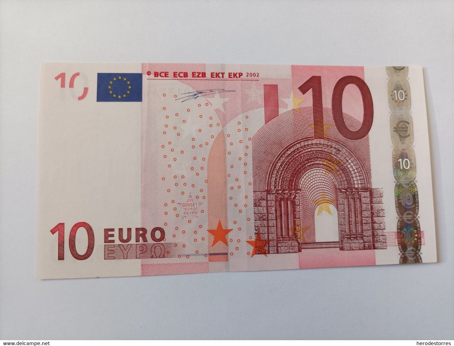 10 EUROS SPANIEN(V) G005, Sehr Scarce, Dusiemberg - 10 Euro