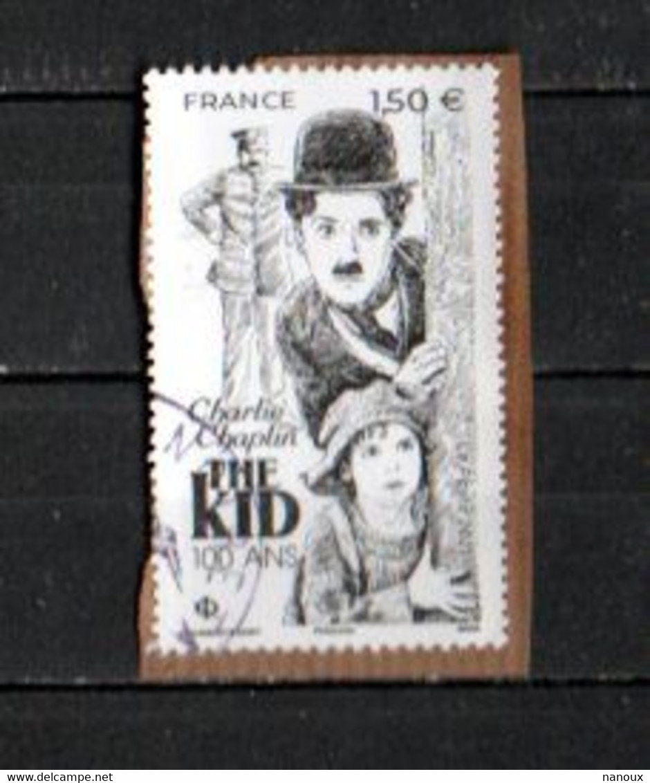 Timbre De France Oblitére Rond 2021 Charly Chaplin - Used Stamps