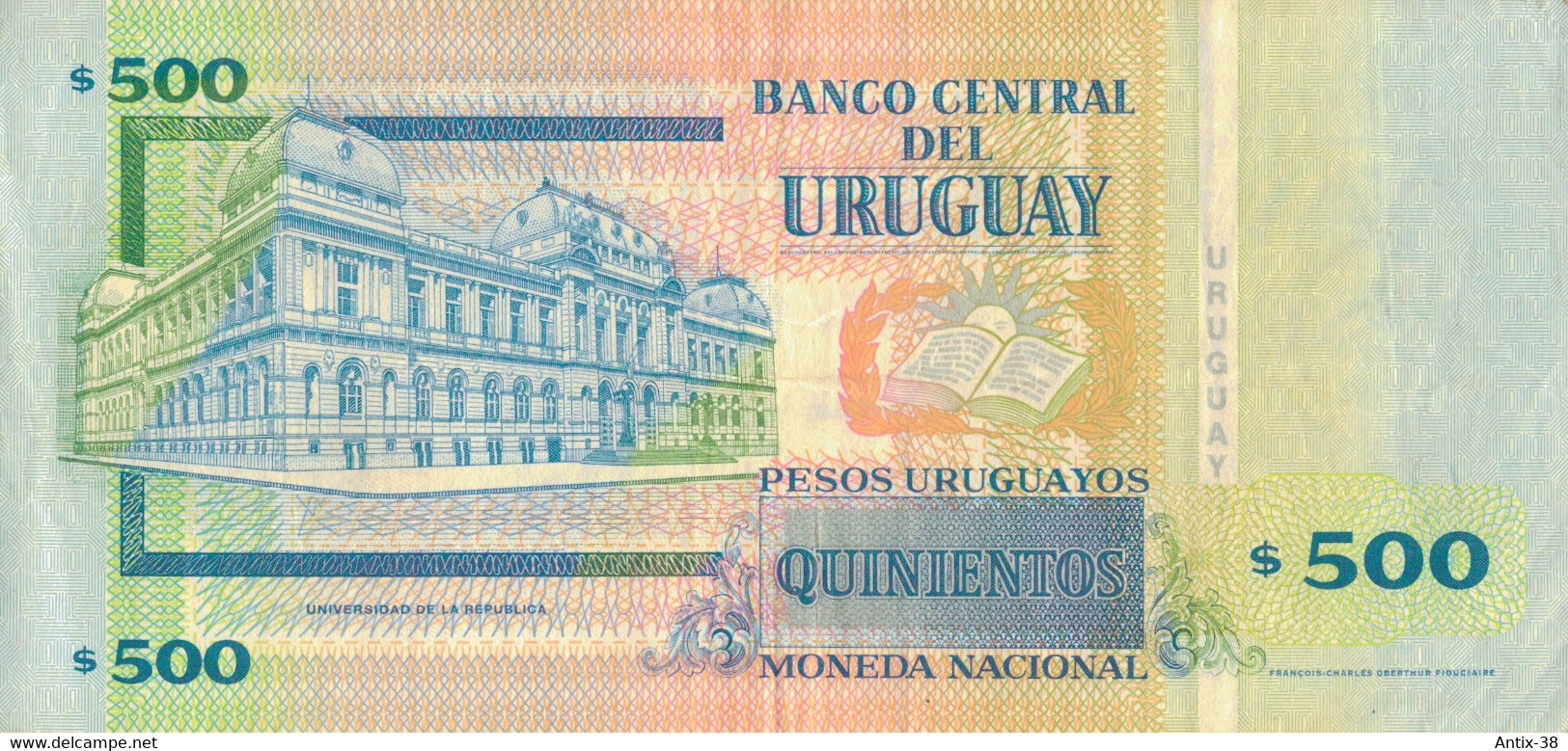 K29 - URUGUAY - Billet De 500 PESOS URUGUAYOS - Uruguay