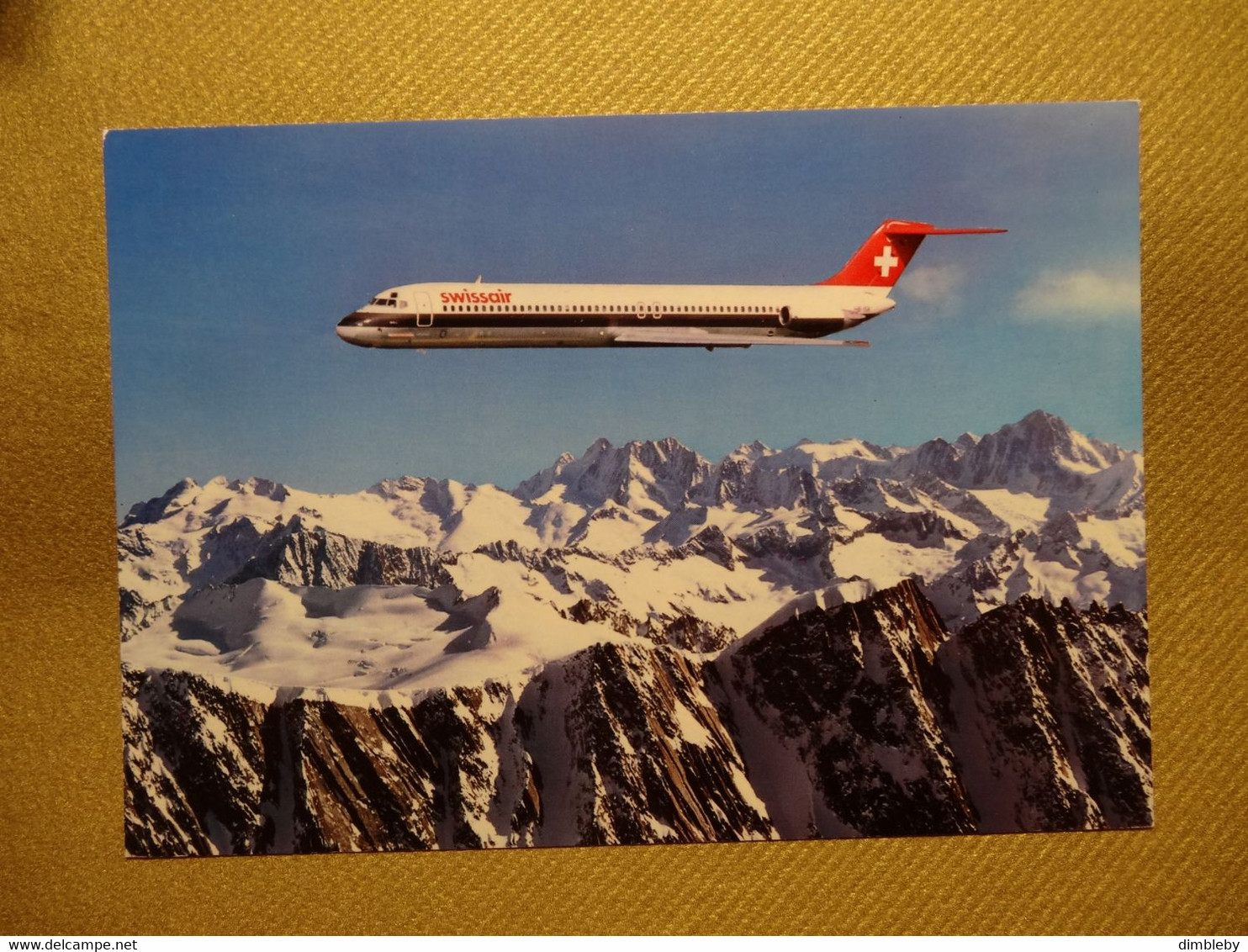 Swissair DC 9-51 über Den Alpen (2205) - 1946-....: Modern Tijdperk