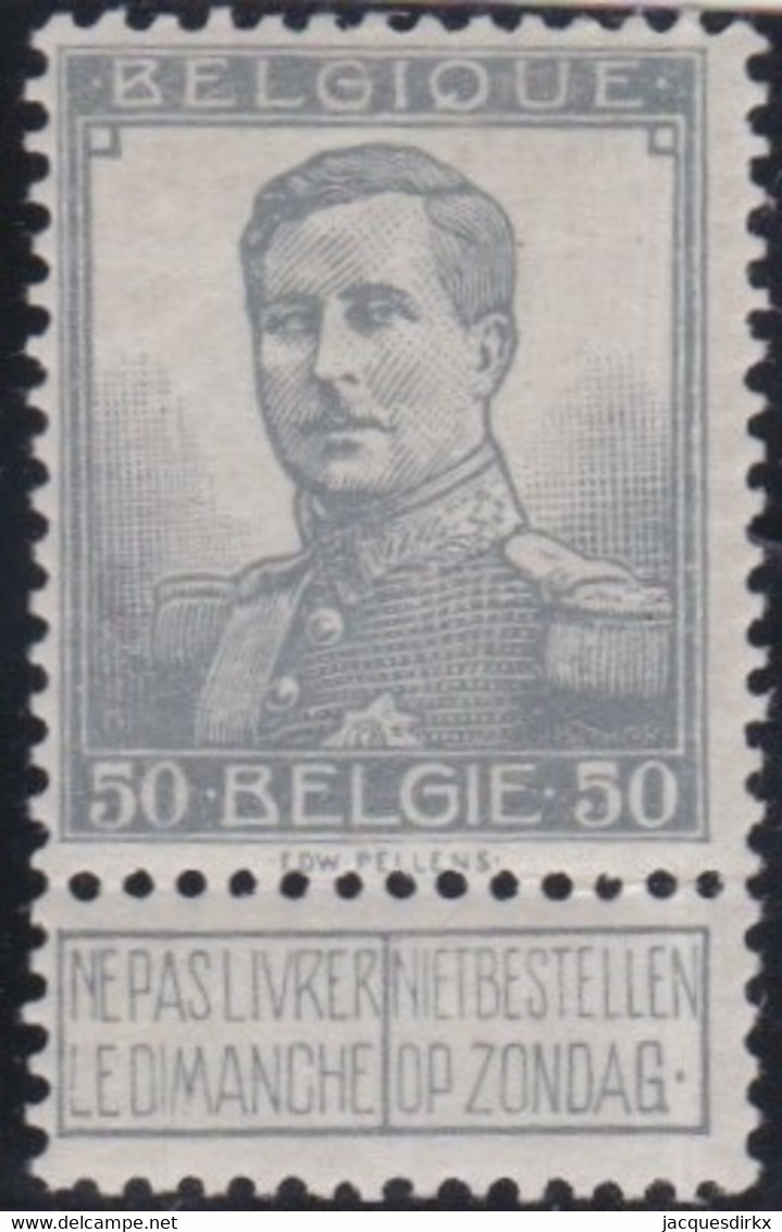 Belgie   .    OBP    .    115      .     *      .   Ongebruikt Met Gom .   /   .  Neuf Avec Gomme - 1912 Pellens