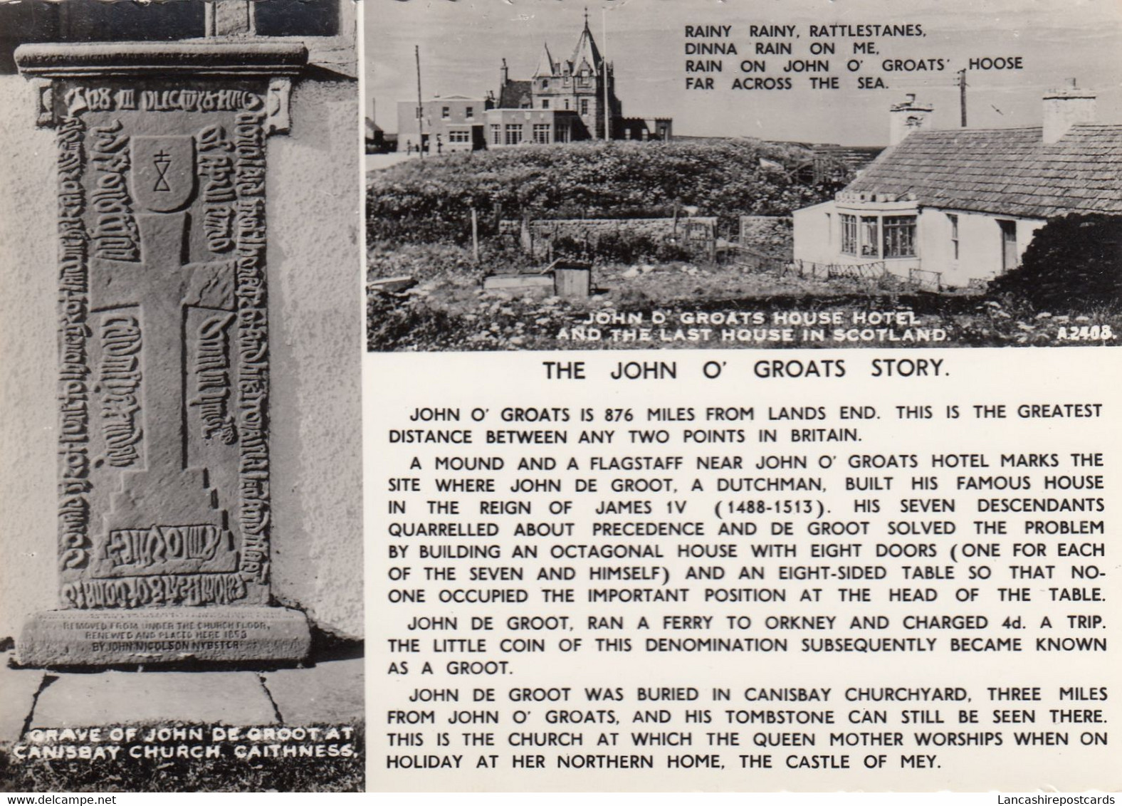 Postcard The John O' Groats Story Caithness My Ref B25309 - Caithness