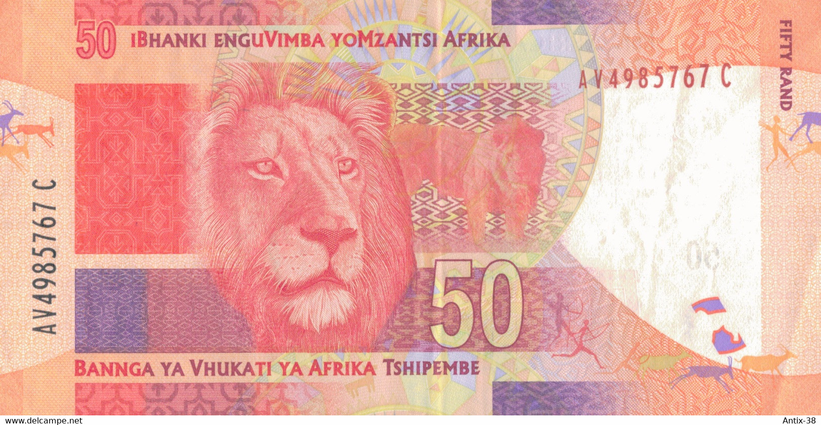 K30 - AFRIQUE DU SUD - Billet De 50 RAND - Südafrika
