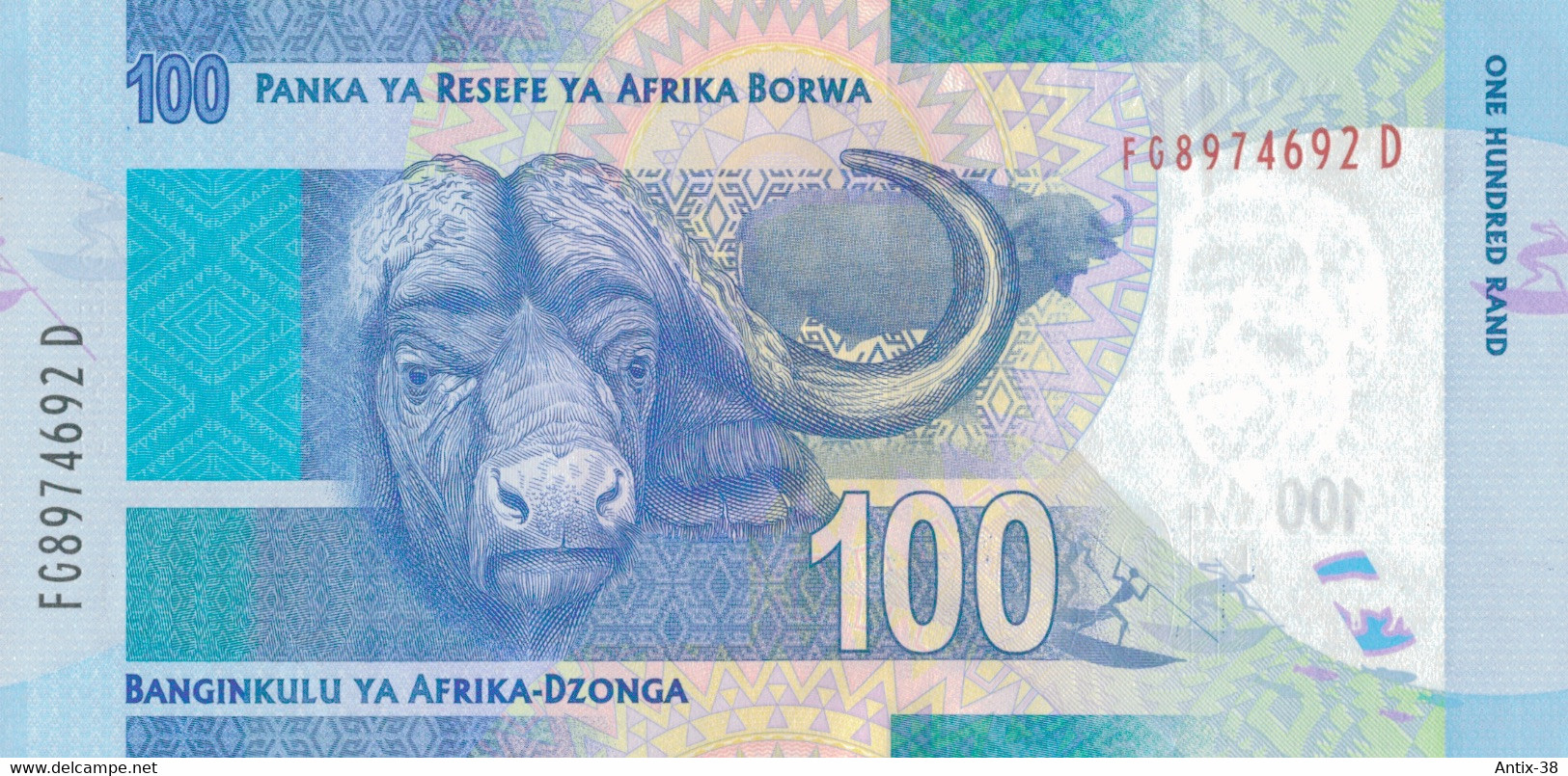 K30 - AFRIQUE DU SUD - Billet De 100 RAND - Sudafrica