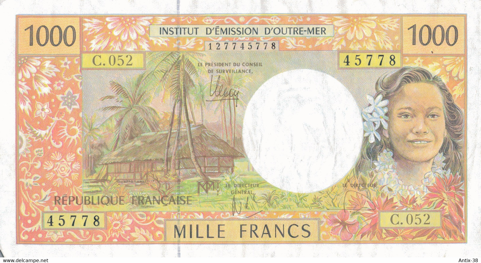 K30 - EMISSION D'OUTRE-MER - Billet De 1000 FRANCS - Territori Francesi Del Pacifico (1992-...)