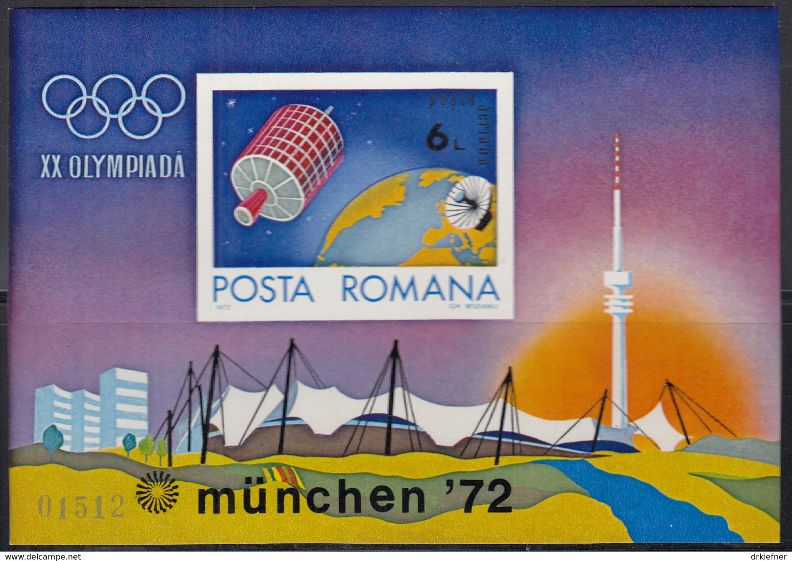 RUMÄNIEN  Block 98, Postfrisch **, Olympische Sommerspiele München, 1972 - Blocchi & Foglietti