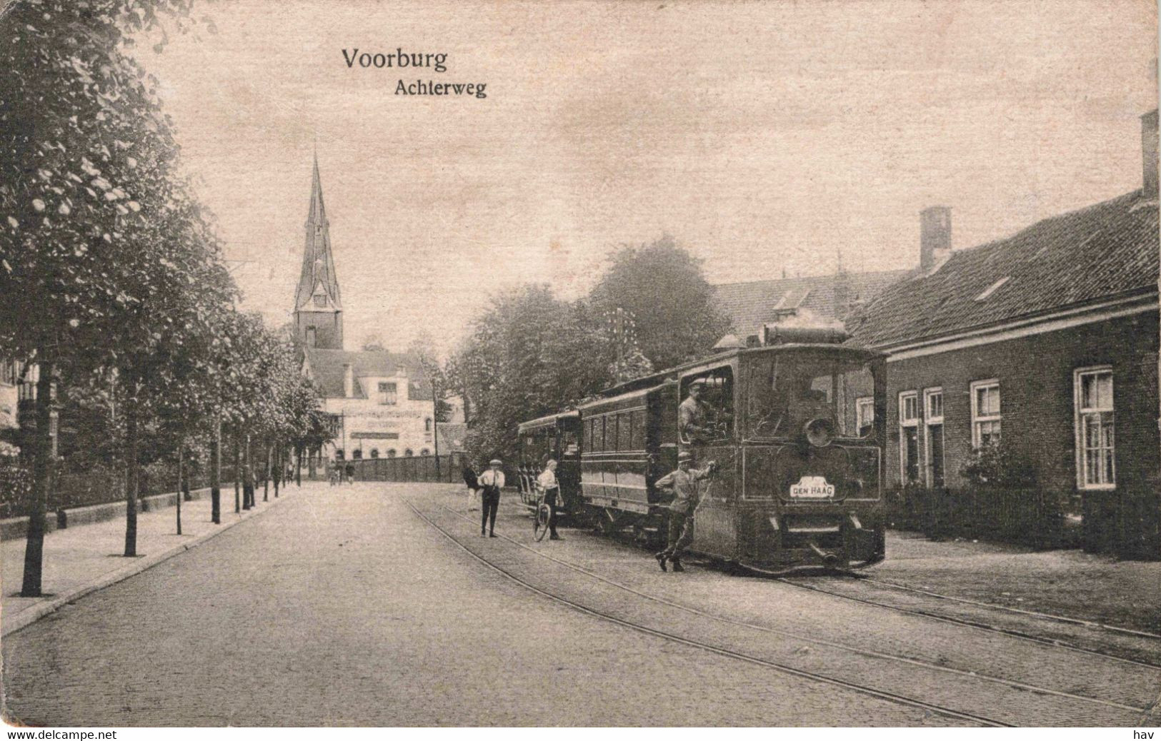 Voorburg Achterweg Met STOOMTRAM 597 - Voorburg