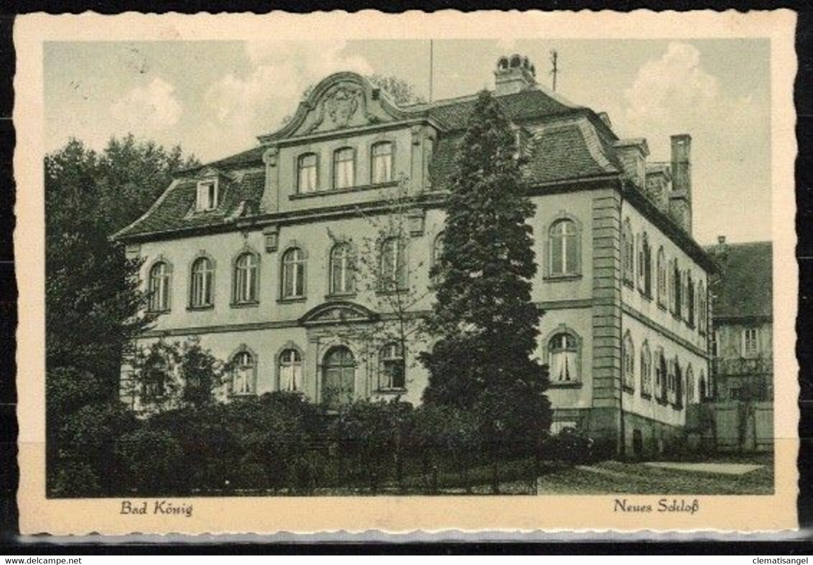 98e * BAD KÖNIG * NEUES SCHLOSS * 1928 **!! - Bad Koenig