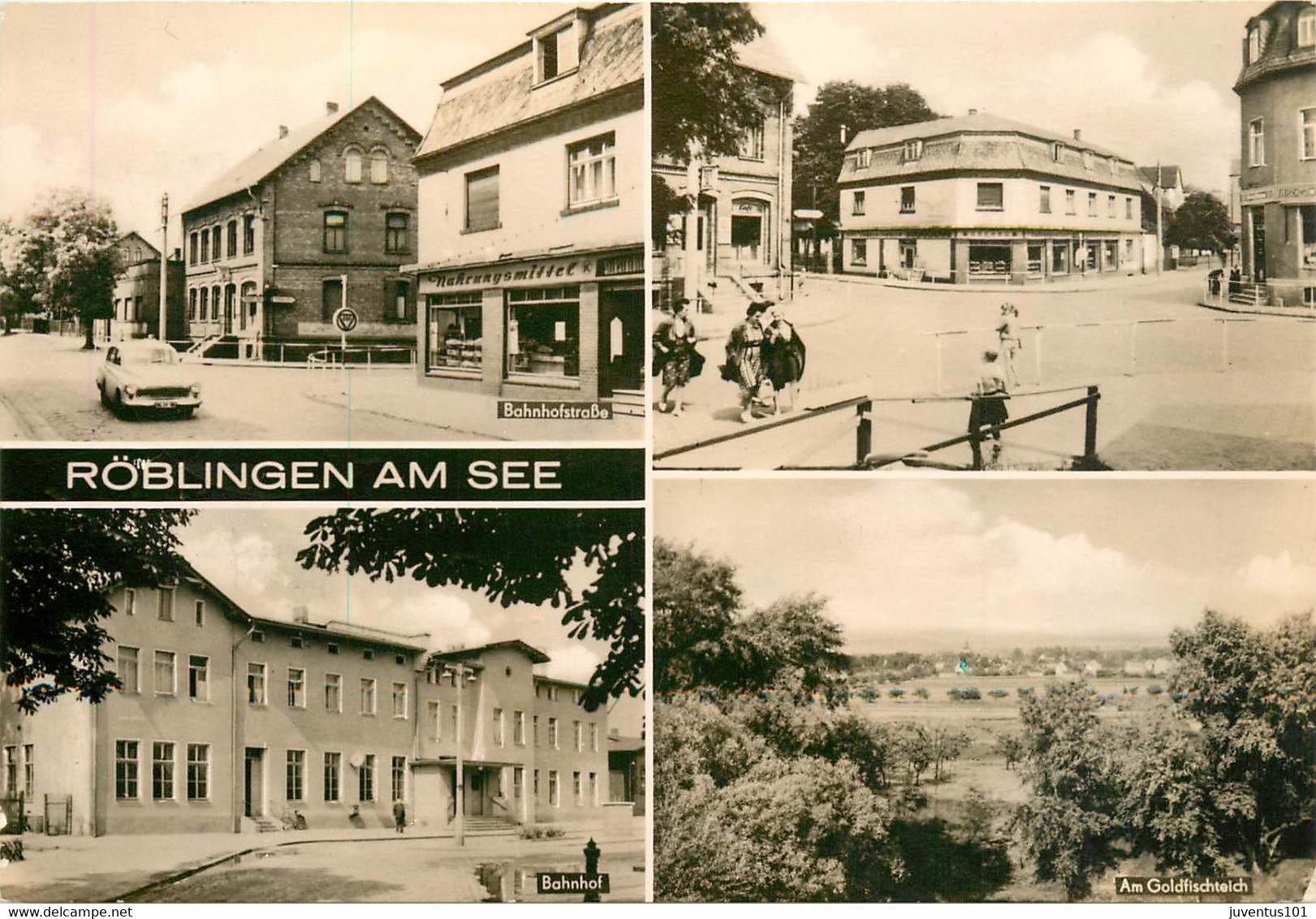 CPSM Röblingen Am See-Multivues-Beau Timbre       L941 - Röblingen