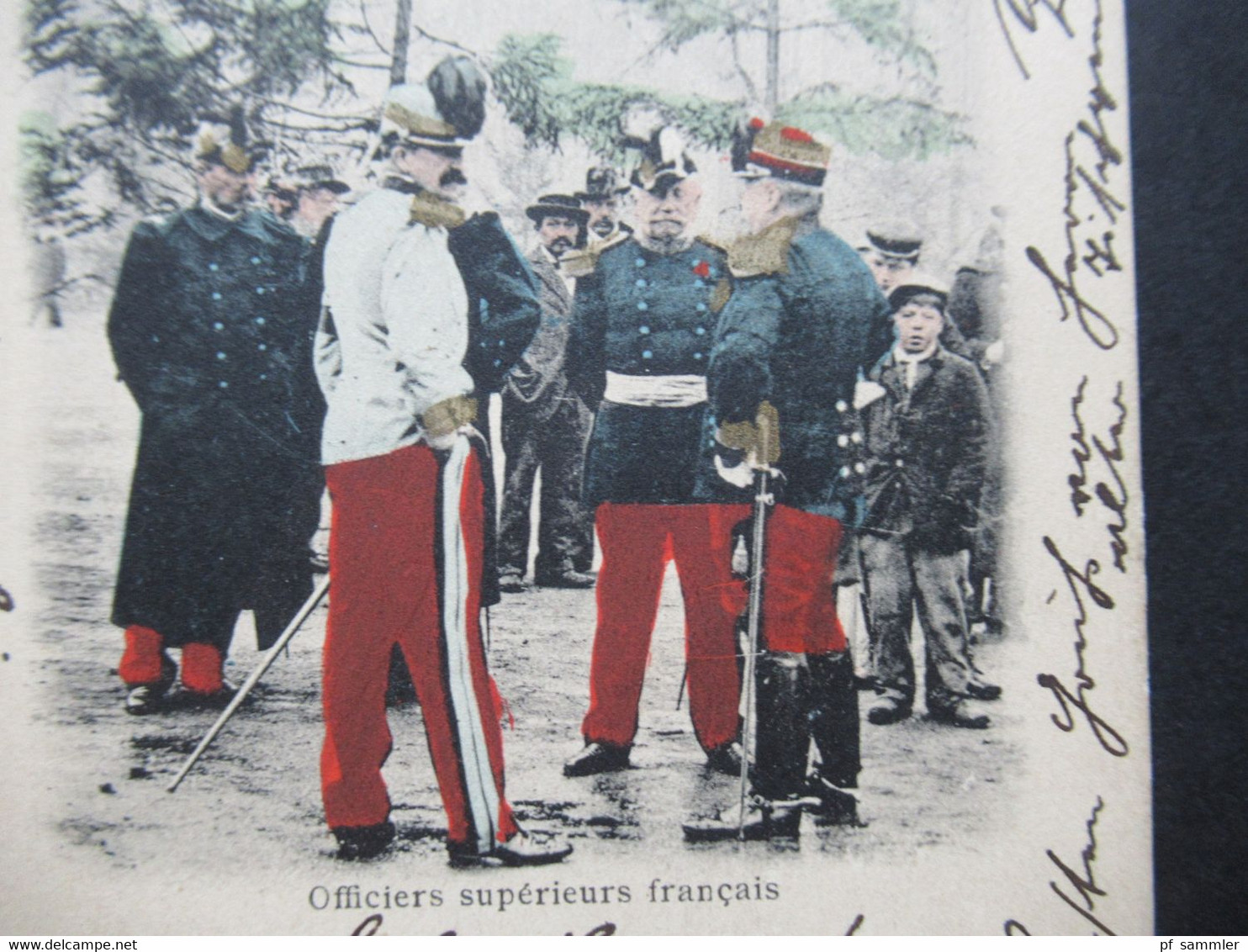 DR 1903 Elsass Metz - Hannover Militär AK Officiers Superieurs Francais / Hohe Militärränge - Elsass