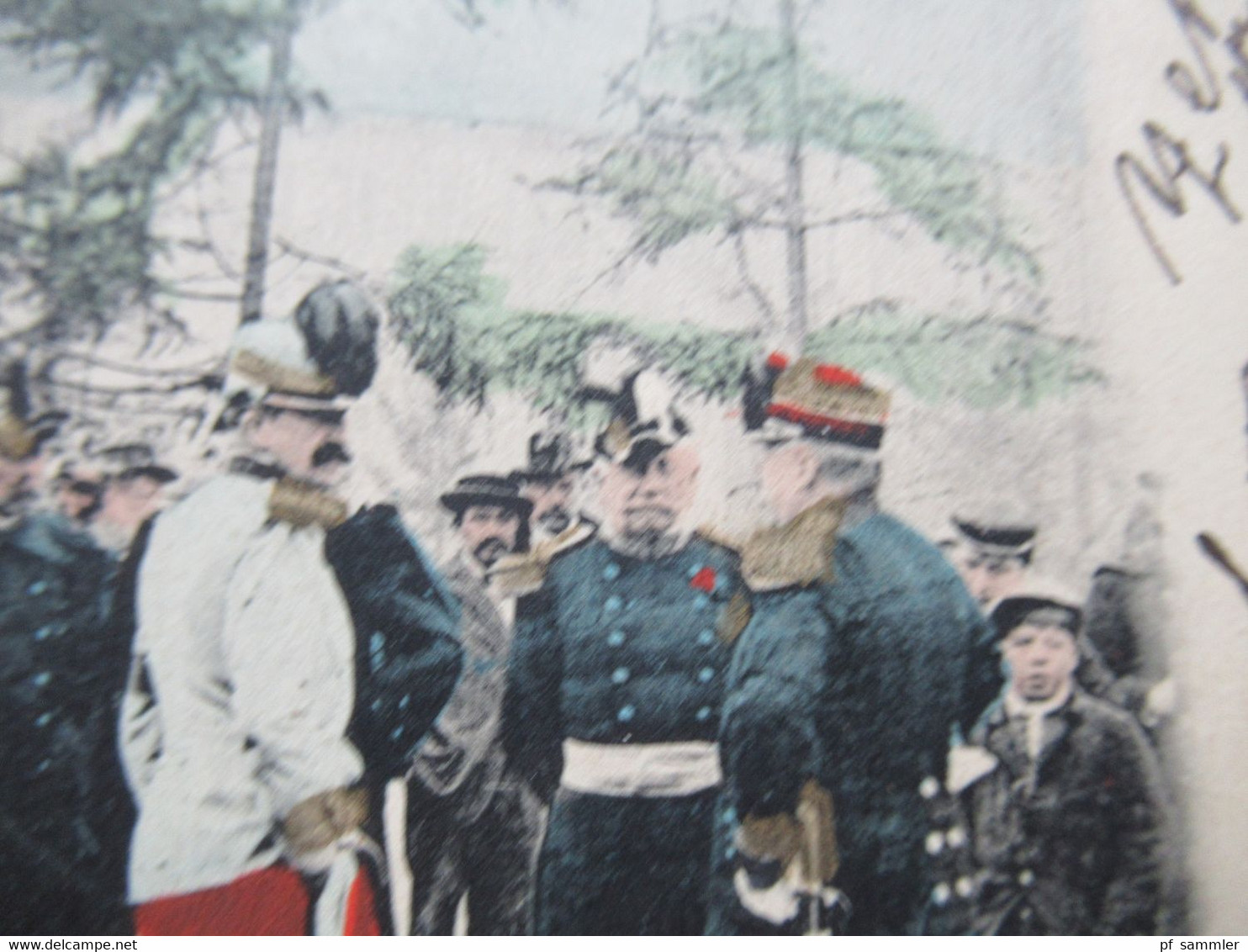 DR 1903 Elsass Metz - Hannover Militär AK Officiers Superieurs Francais / Hohe Militärränge - Elsass