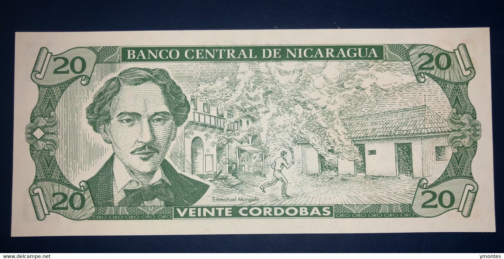 UNC Nicaragua 20 Córdobas 1990, P176 - Nicaragua