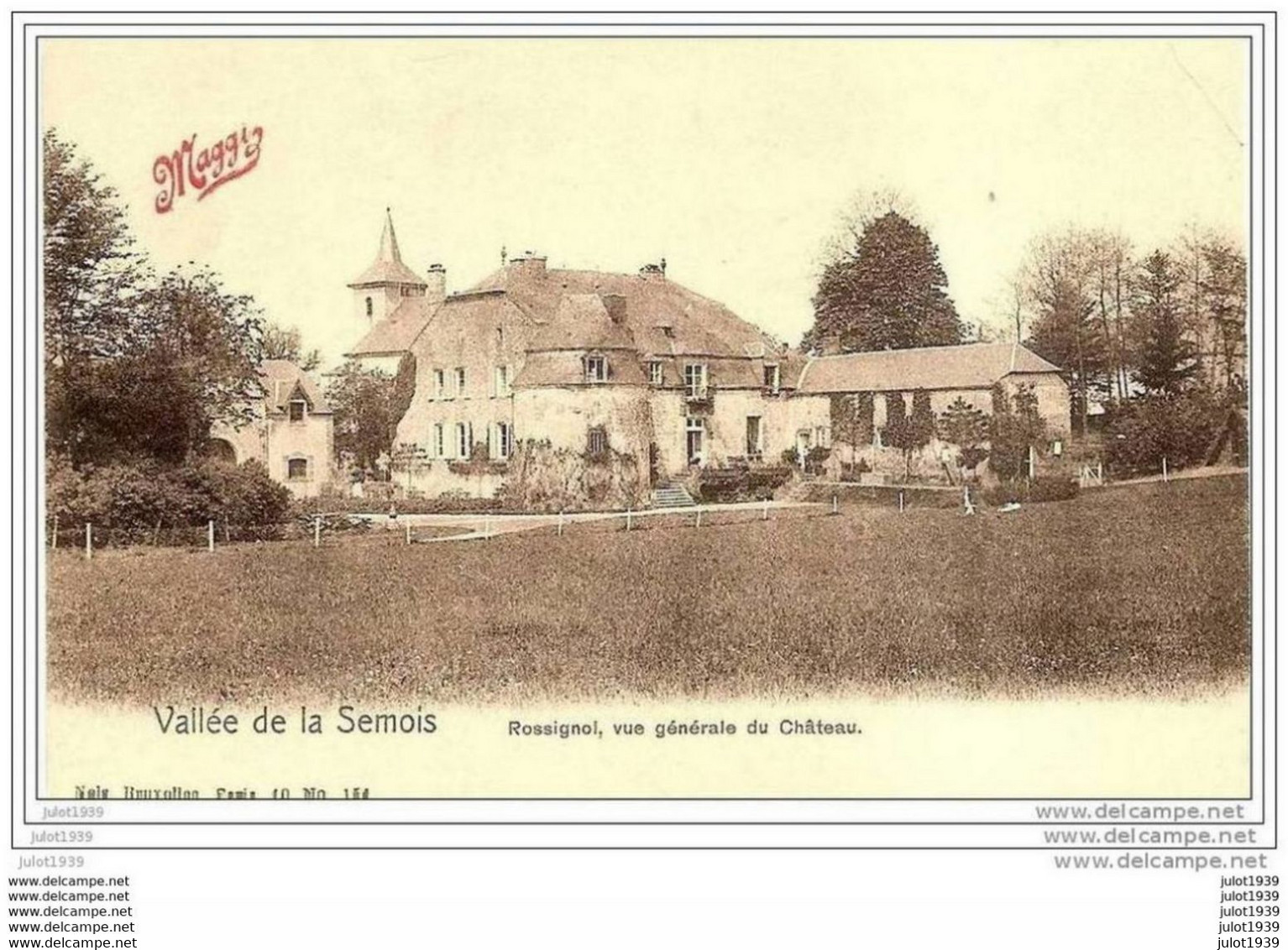 ROSSIGNOL ..-- Nels 40 , N° 154 . Vue Générale Du Château . - Tintigny