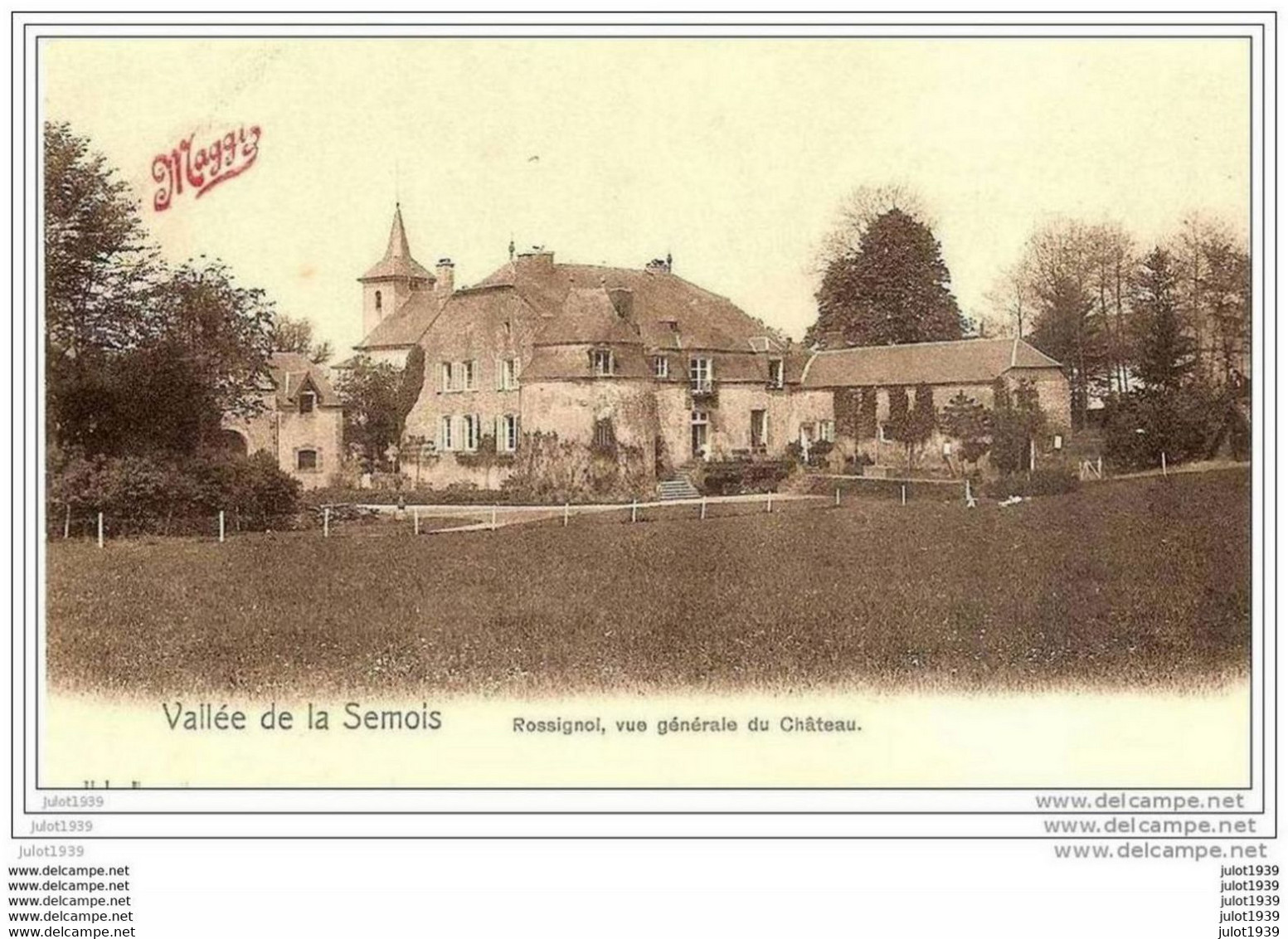 ROSSIGNOL ..-- Nels 40 , N° 154 .  Vue Générale Du Château . - Tintigny