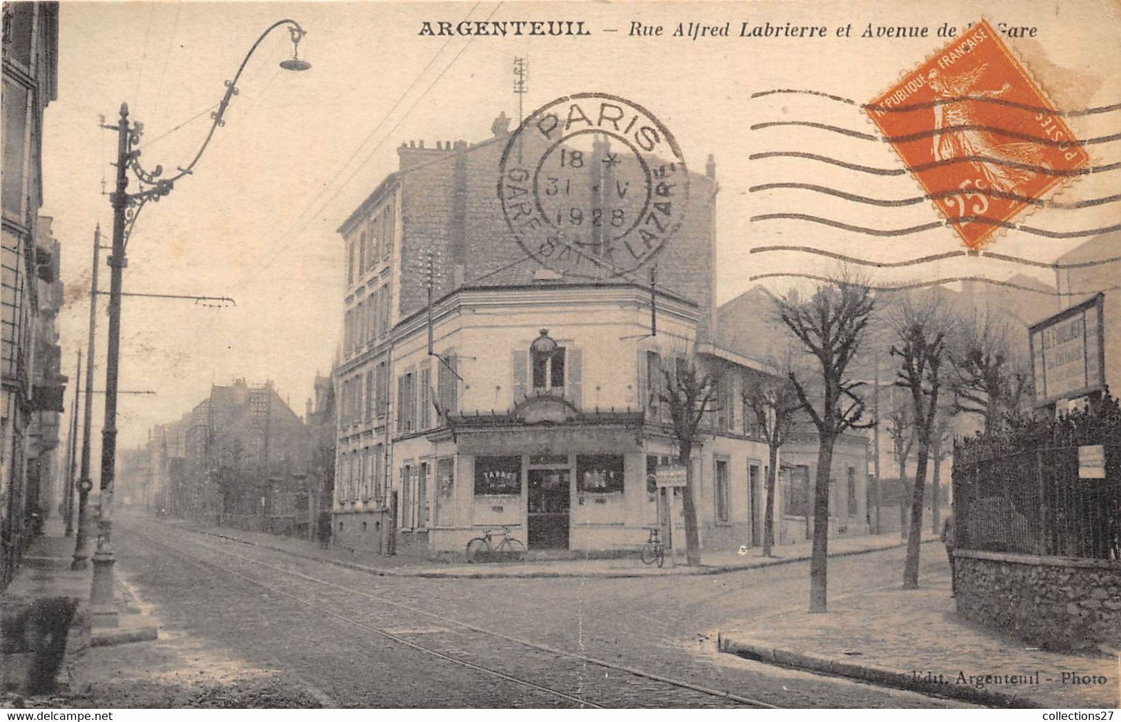 29-ARGENTEUIL- RUE ALFRED LABRIERRE ET AVENUE DE LA GARE - Argenteuil