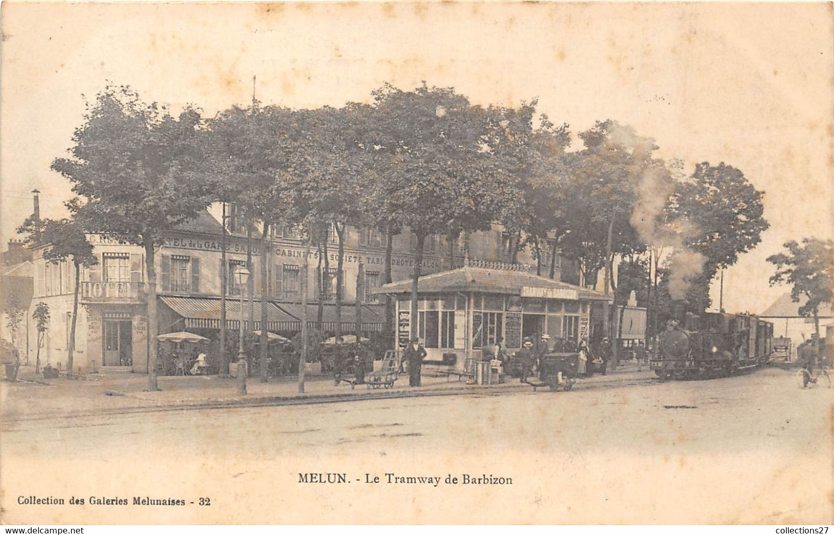 77-MELUN- LE TRAMWAY DE BARBIZON - Melun
