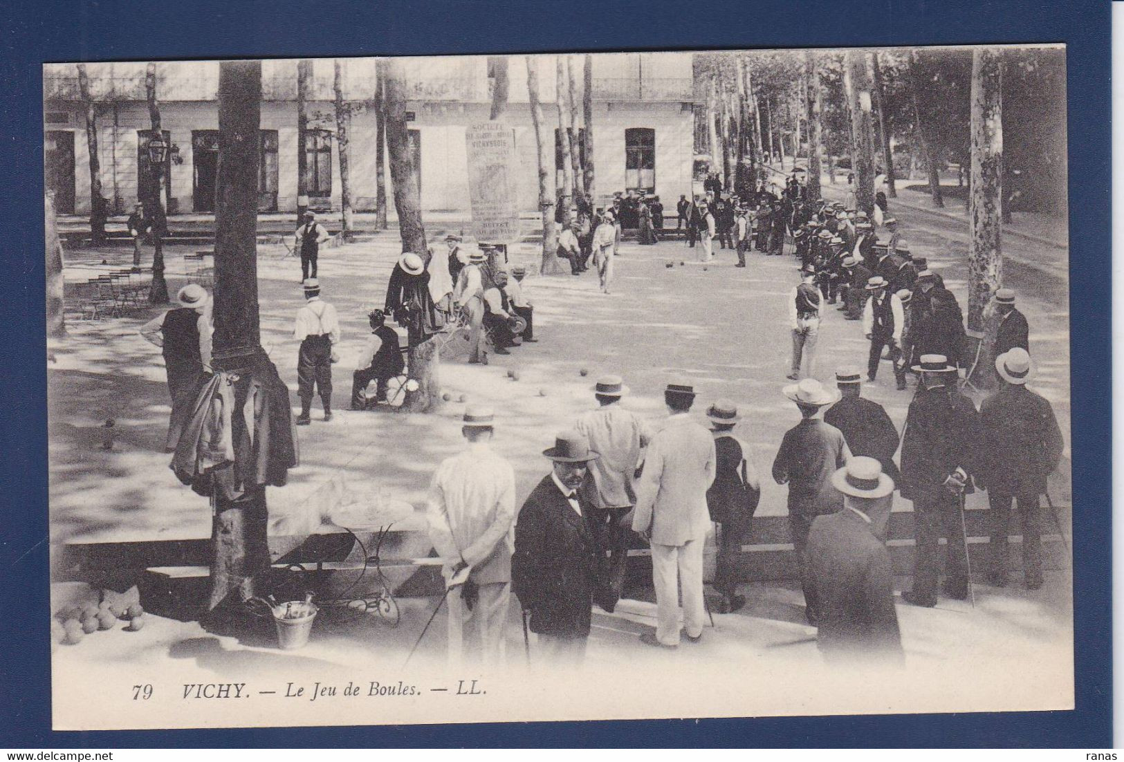 CPA Jeu De Boules Pétanque Non Circulé Vichy - Pétanque