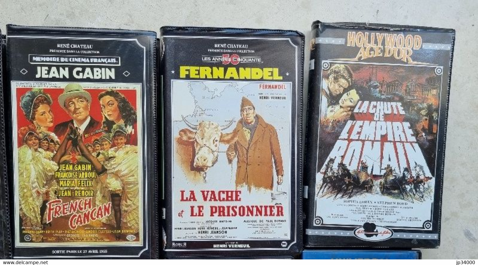 LOT 18 Films Vidéo VHS D'occasion Avec Boites Et Jaquettes - Collections & Sets