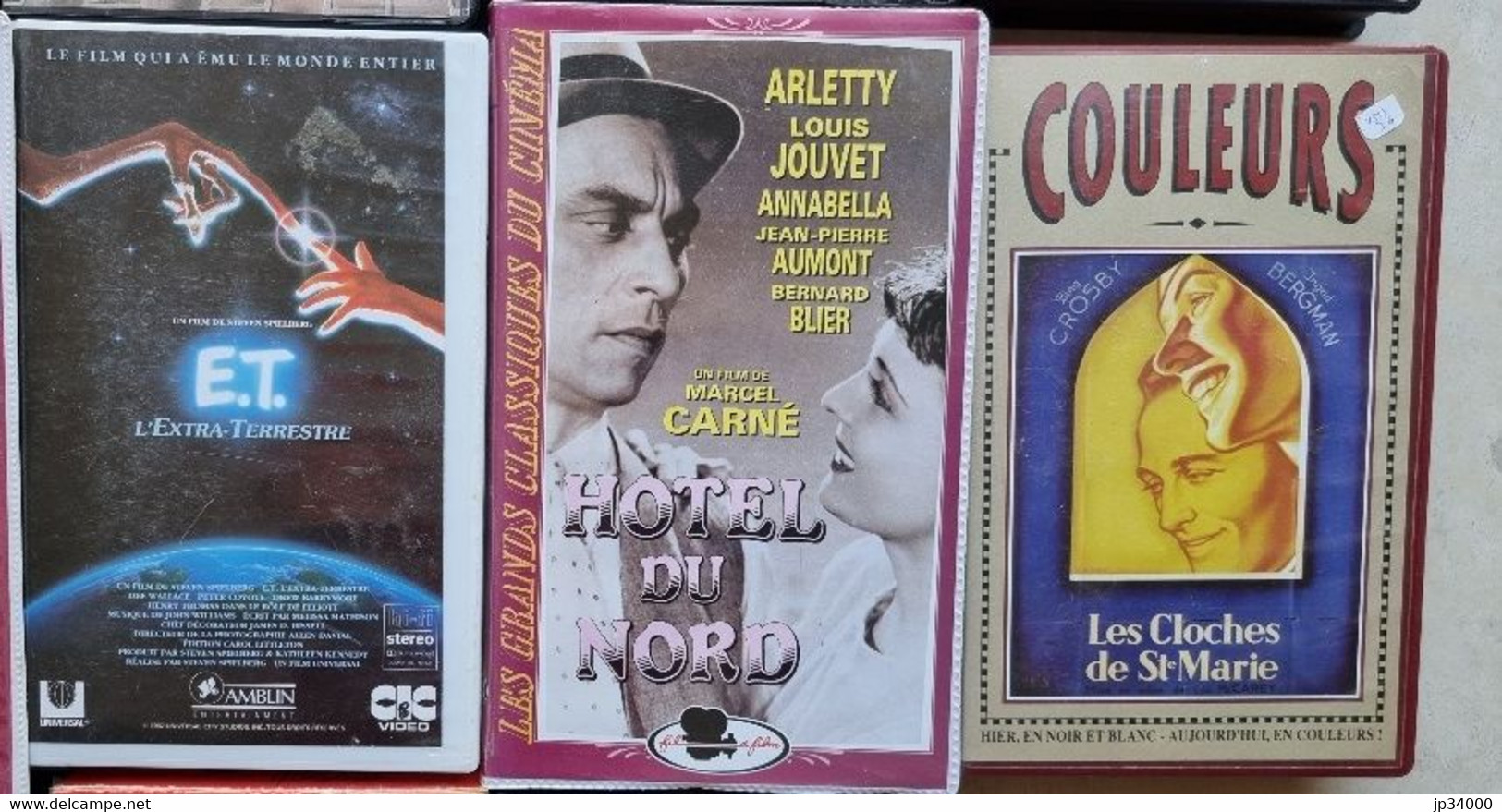 LOT 18 Films Vidéo VHS D'occasion Avec Boites Et Jaquettes - Konvolute