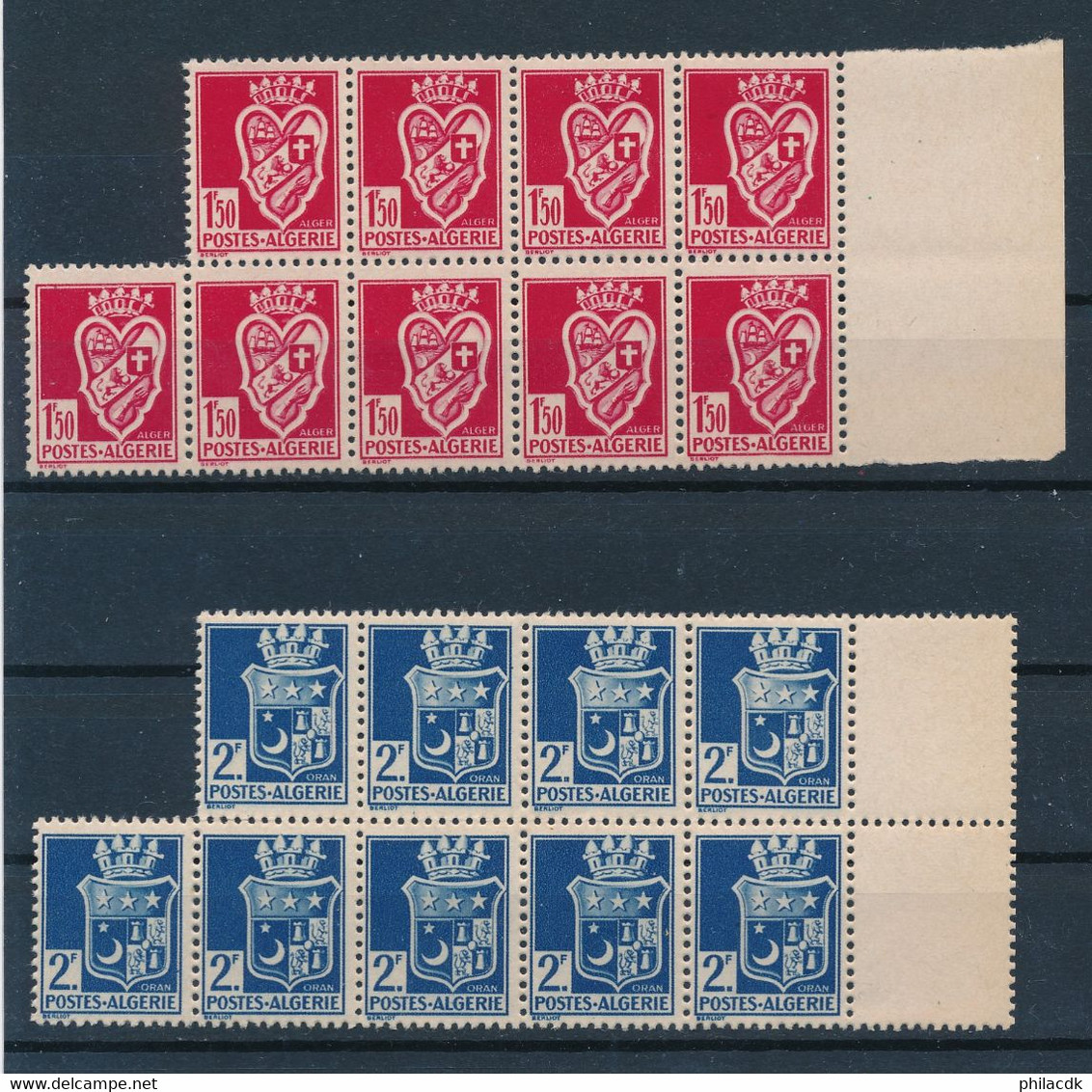 ALGERIE - N°178/79X9 NEUFS** SANS CHARNIERE - Ungebraucht