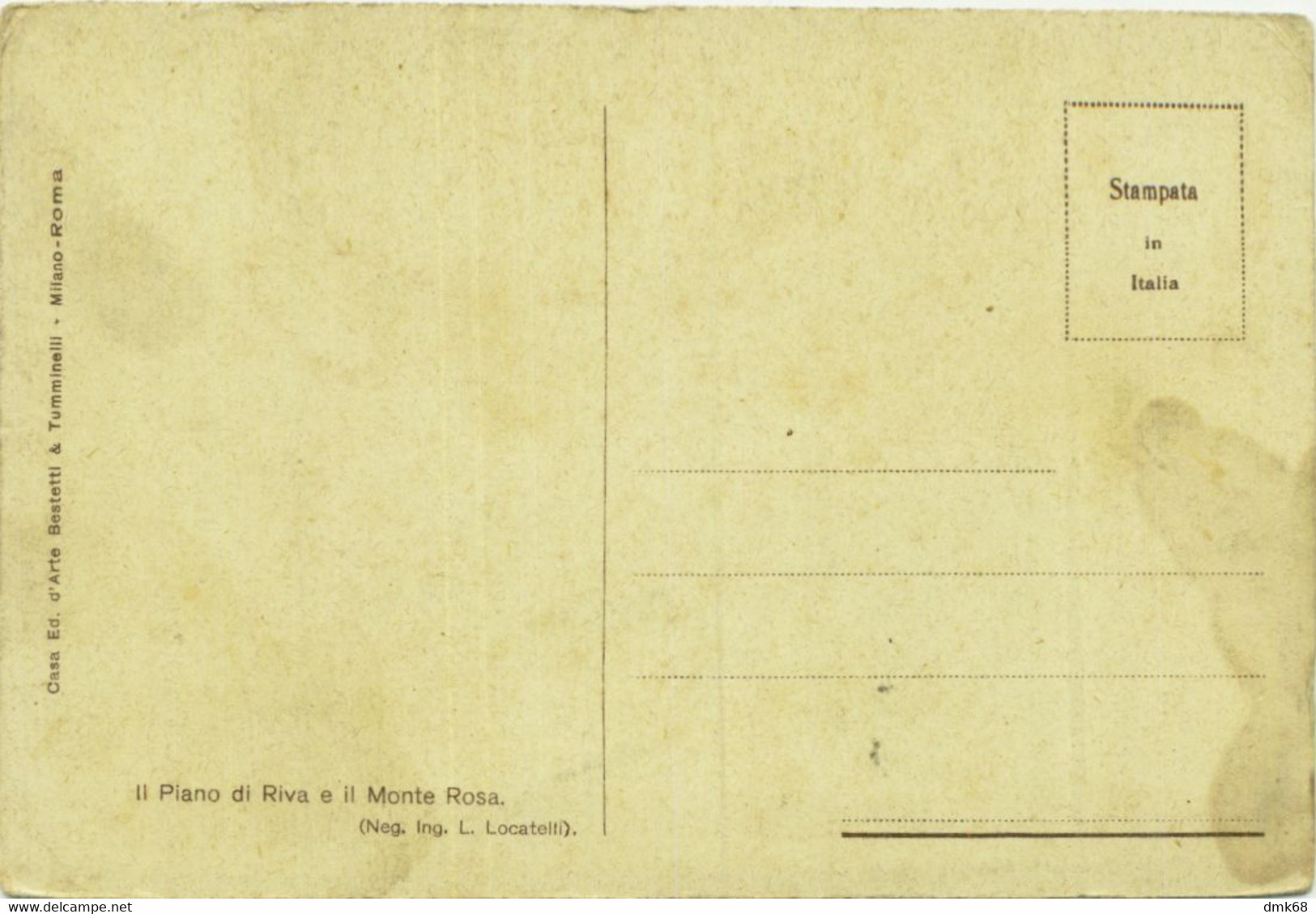 PIANO DI RIVA ( ARIANO / ROVIGO ) - PANORAMA - EDIZIONE D'ARTE BESTETTI & TUMMINELLI - 1920s ( 7870 ) - Rovigo