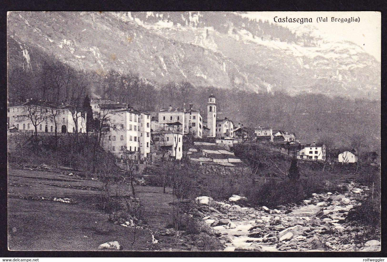 Um 1915 Mit Feldpost Gelaufene AK Aus Gastasegna (Val Bregaglia) - Bregaglia