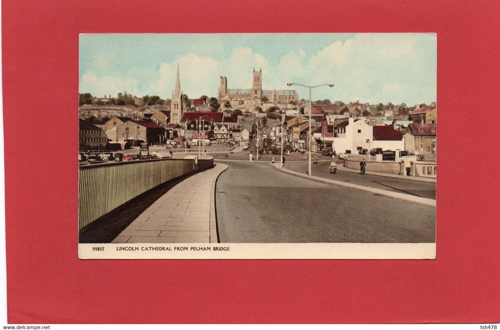 ANGLETERRE---LINCOLN CATHEDRAL FROM PELHAM BRIDGE---voir 2 Scans - Lincoln