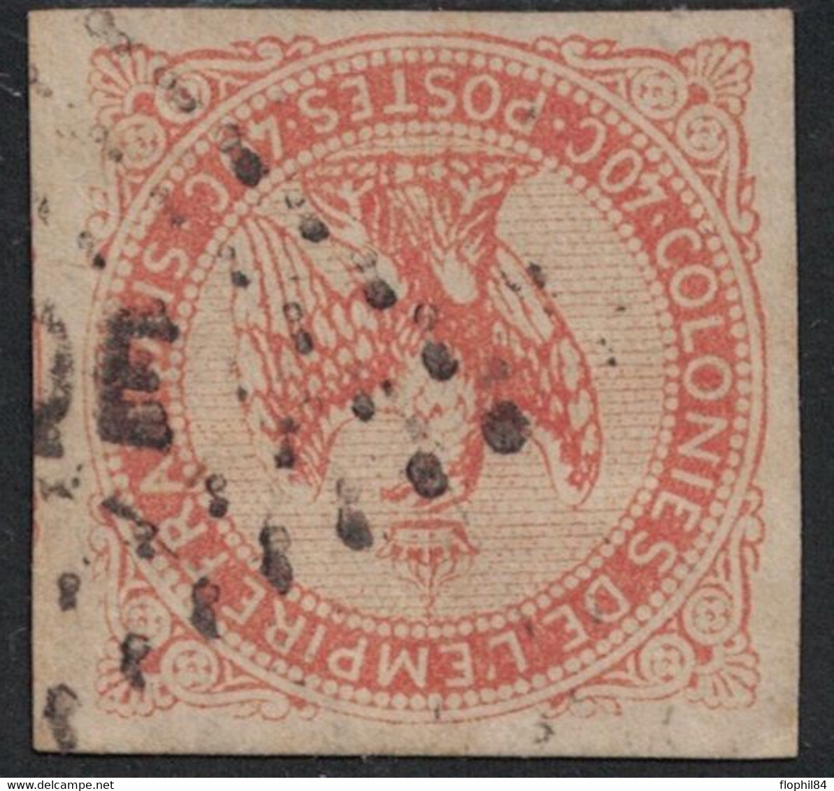 COLONIES GENERALES - AIGLE IMPERIAL - N°5 -  OBLITERATION - LOSANGE MQE - MARTINIQUE. - Eagle And Crown