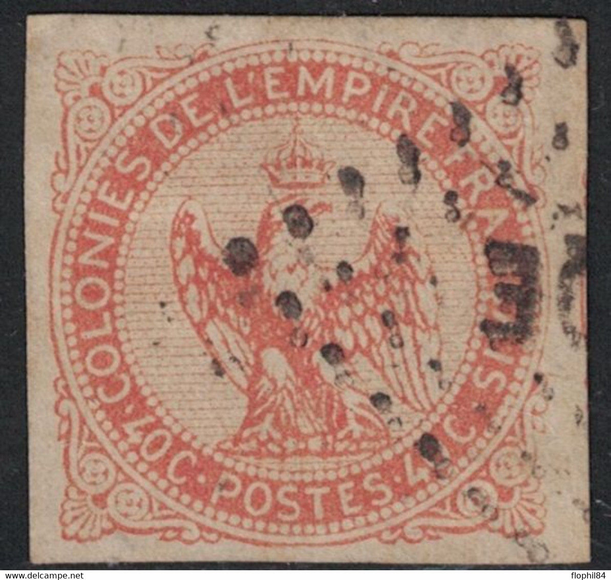 COLONIES GENERALES - AIGLE IMPERIAL - N°5 -  OBLITERATION - LOSANGE MQE - MARTINIQUE. - Eagle And Crown