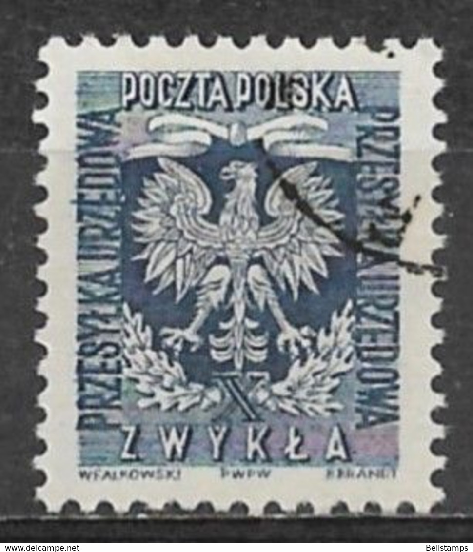 Poland 1954. Scott #O30 (U) Polish Eagle - Service